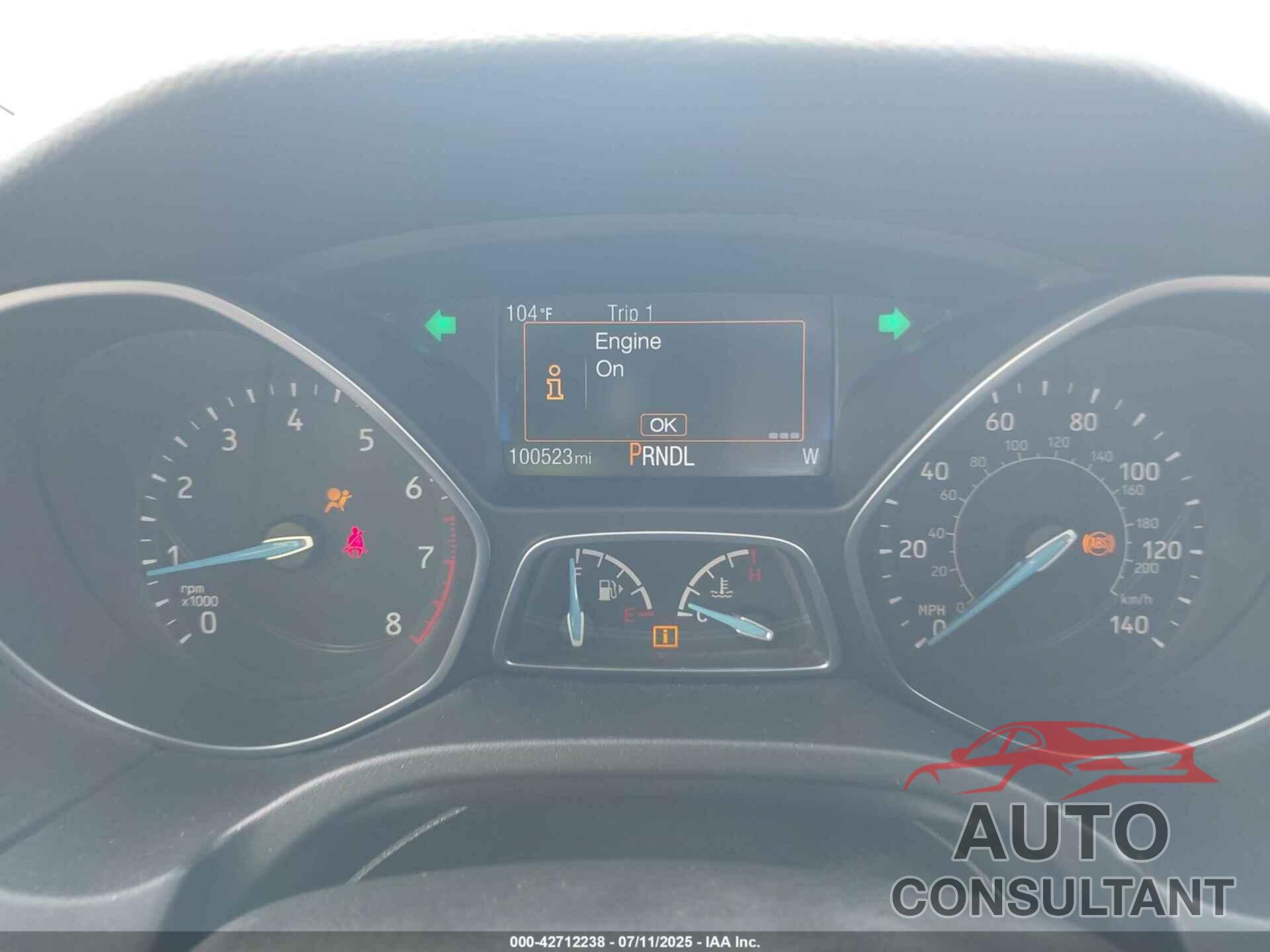 FORD FOCUS 2018 - 1FADP3F27JL203982