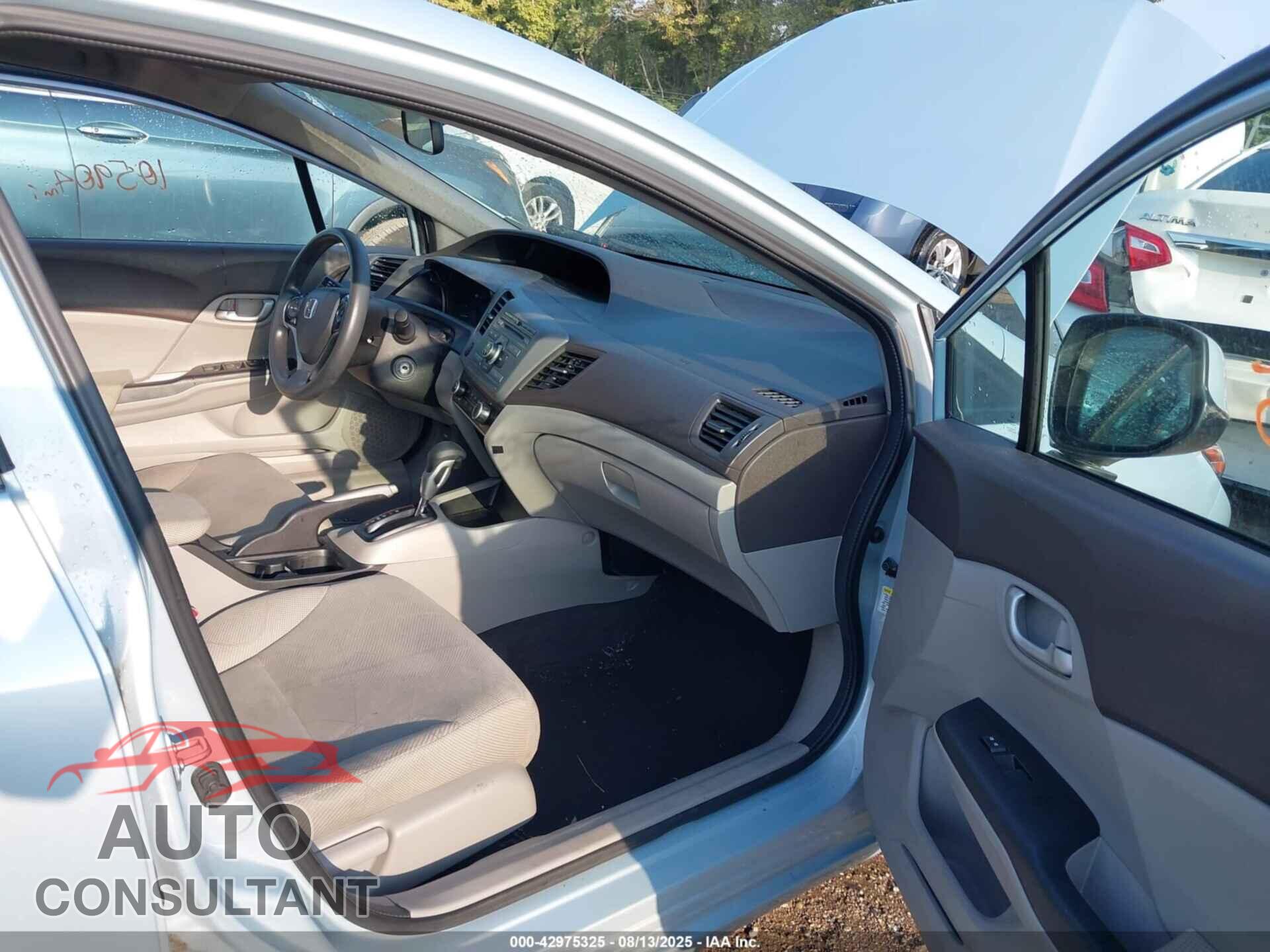 HONDA CIVIC 2012 - 19XFB2F56CE085442