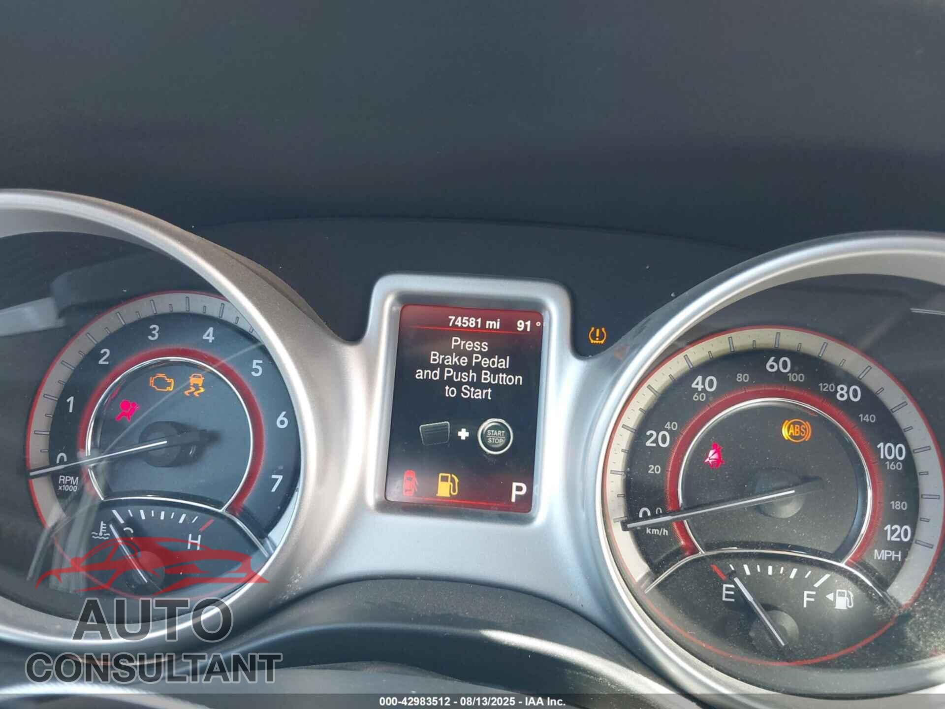 DODGE JOURNEY 2015 - 3C4PDCAB1FT606360