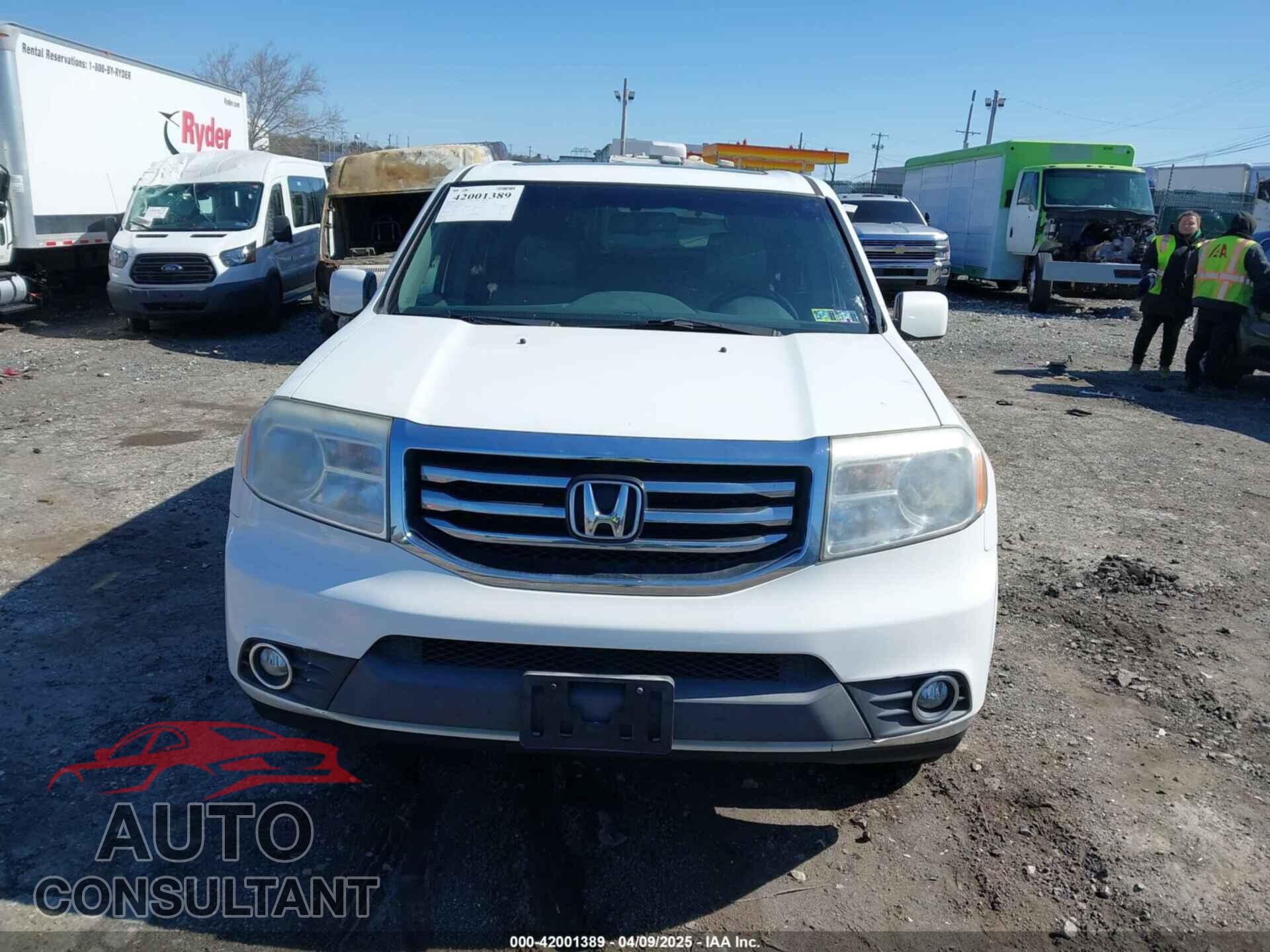 HONDA PILOT 2012 - 5FNYF4H5XCB057255