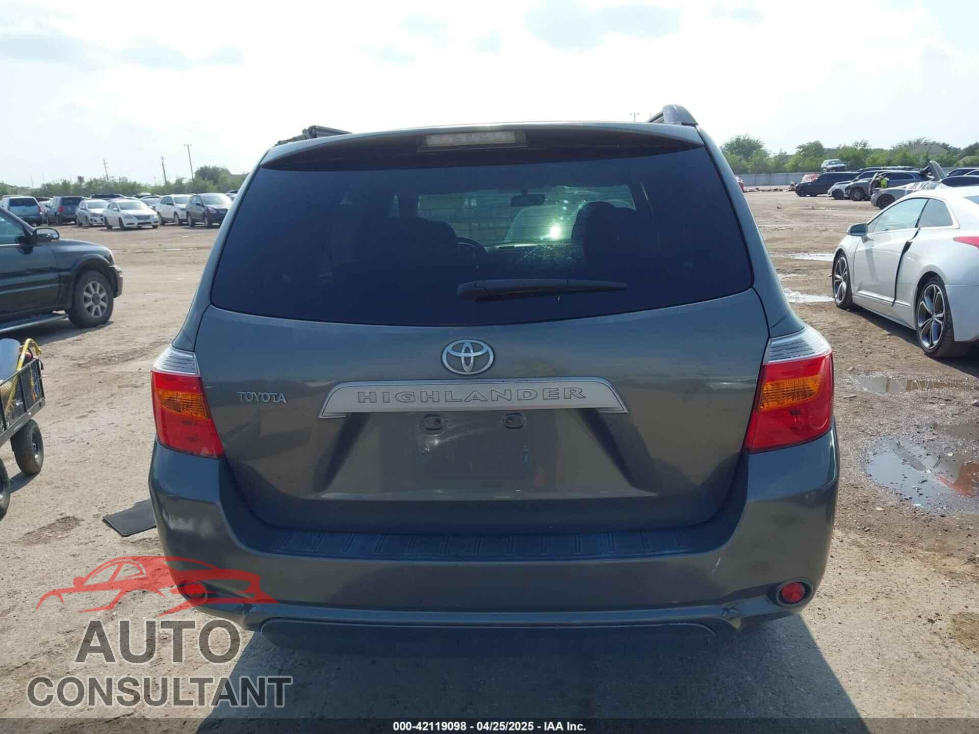 TOYOTA HIGHLANDER 2009 - JTEDA41A492000626