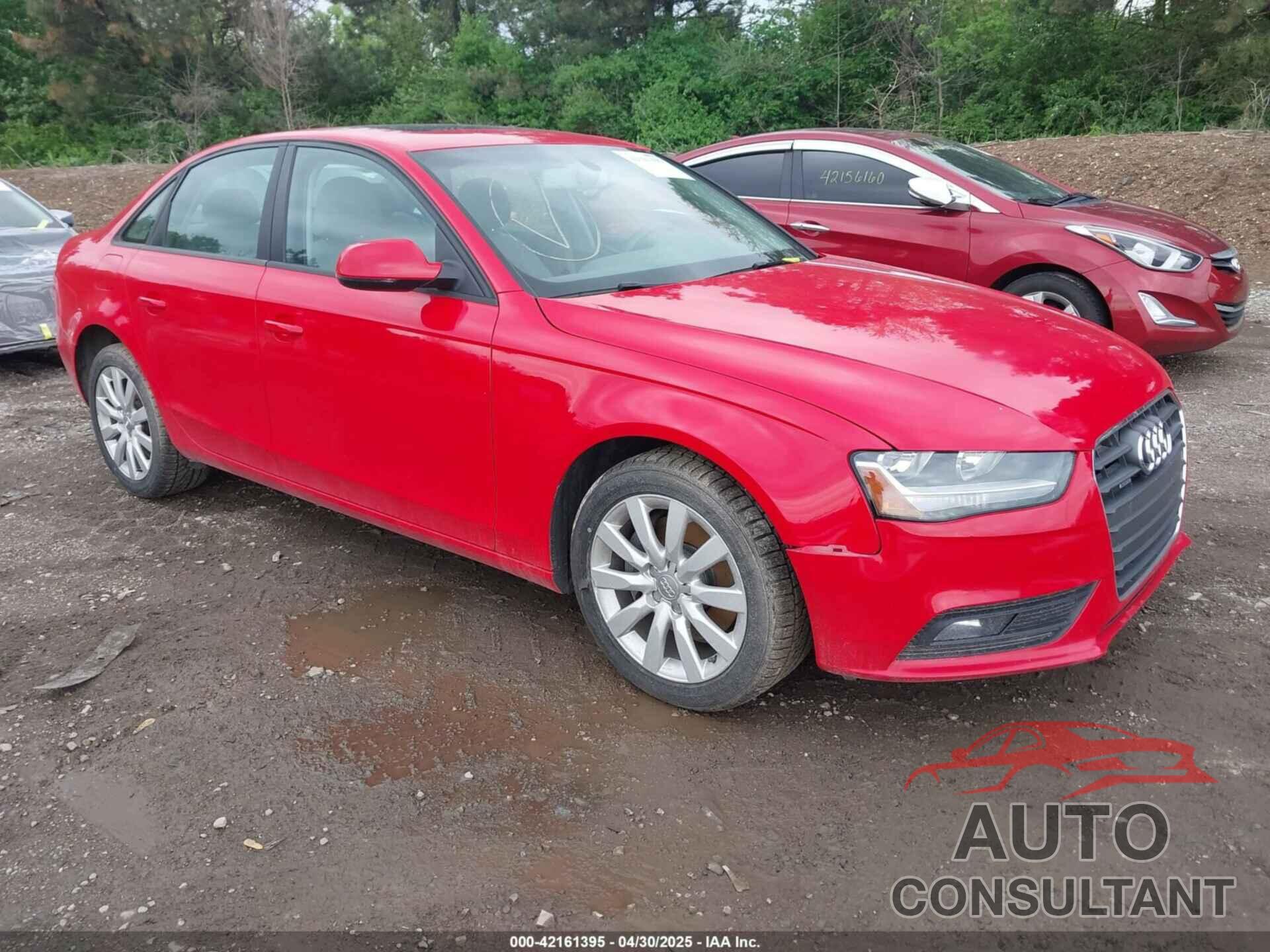 AUDI A4 2013 - WAUDFAFL9DA195598