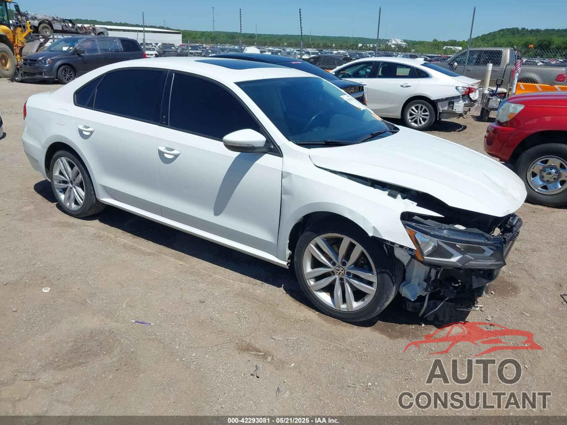 VOLKSWAGEN PASSAT 2019 - 1VWLA7A36KC008789