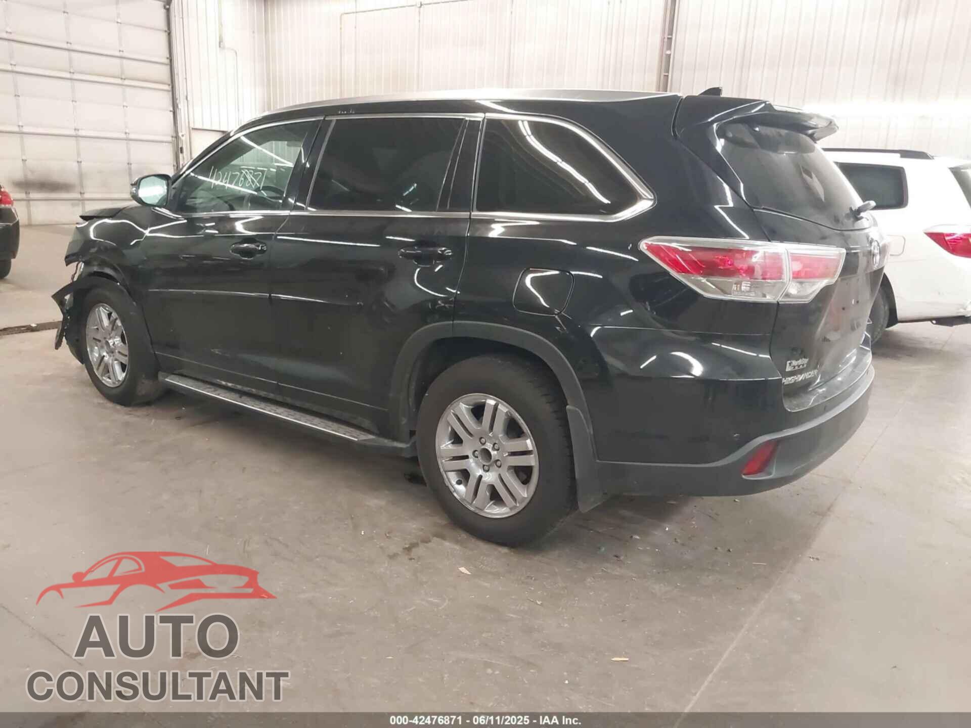 TOYOTA HIGHLANDER 2014 - 5TDDKRFH6ES019184