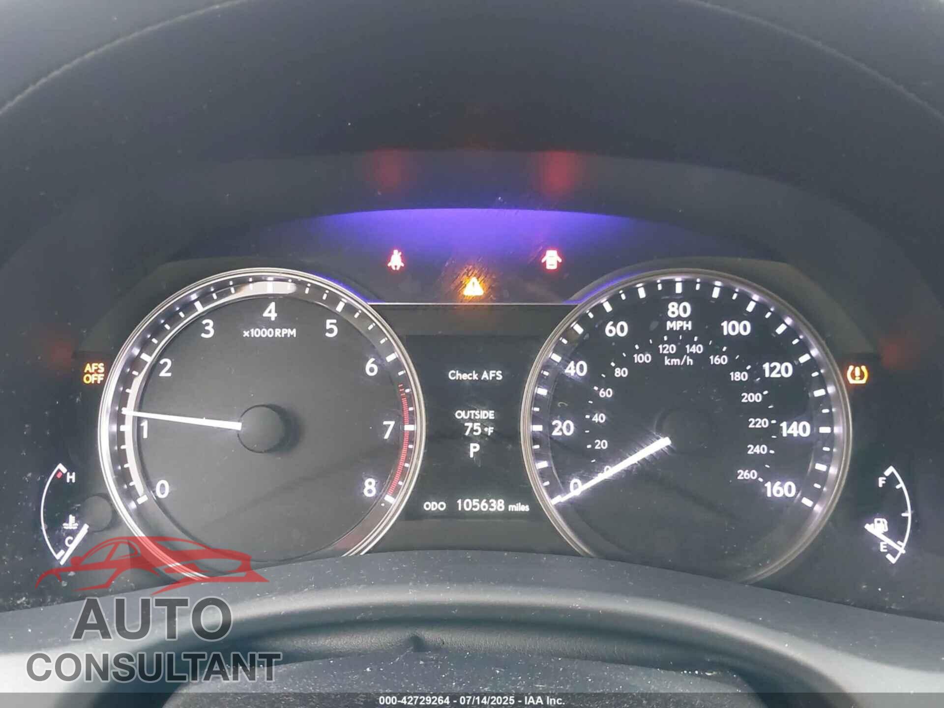 LEXUS GS 350 2013 - JTHCE1BL2D5005655