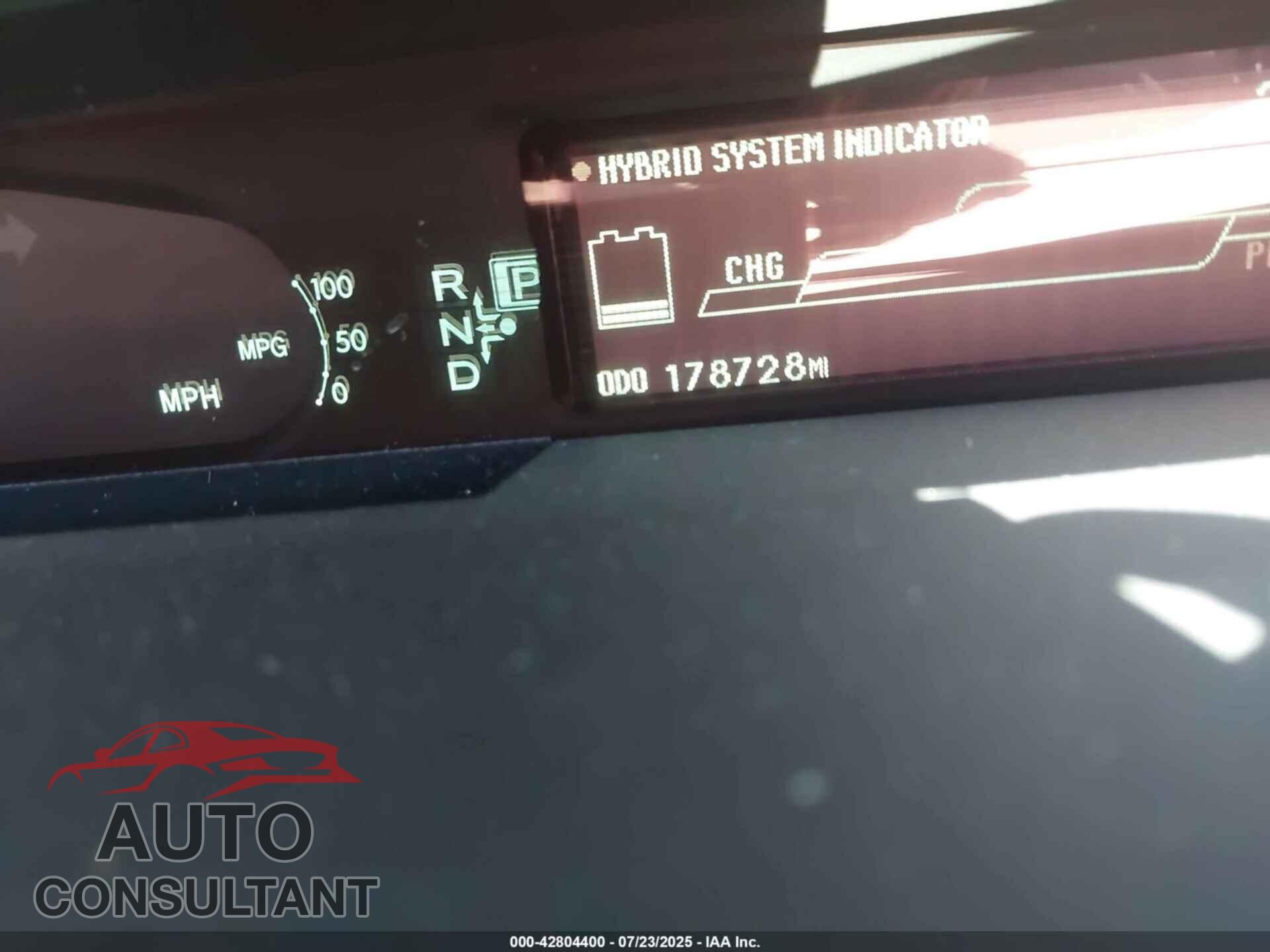 TOYOTA PRIUS 2011 - JTDKN3DU4B1439479
