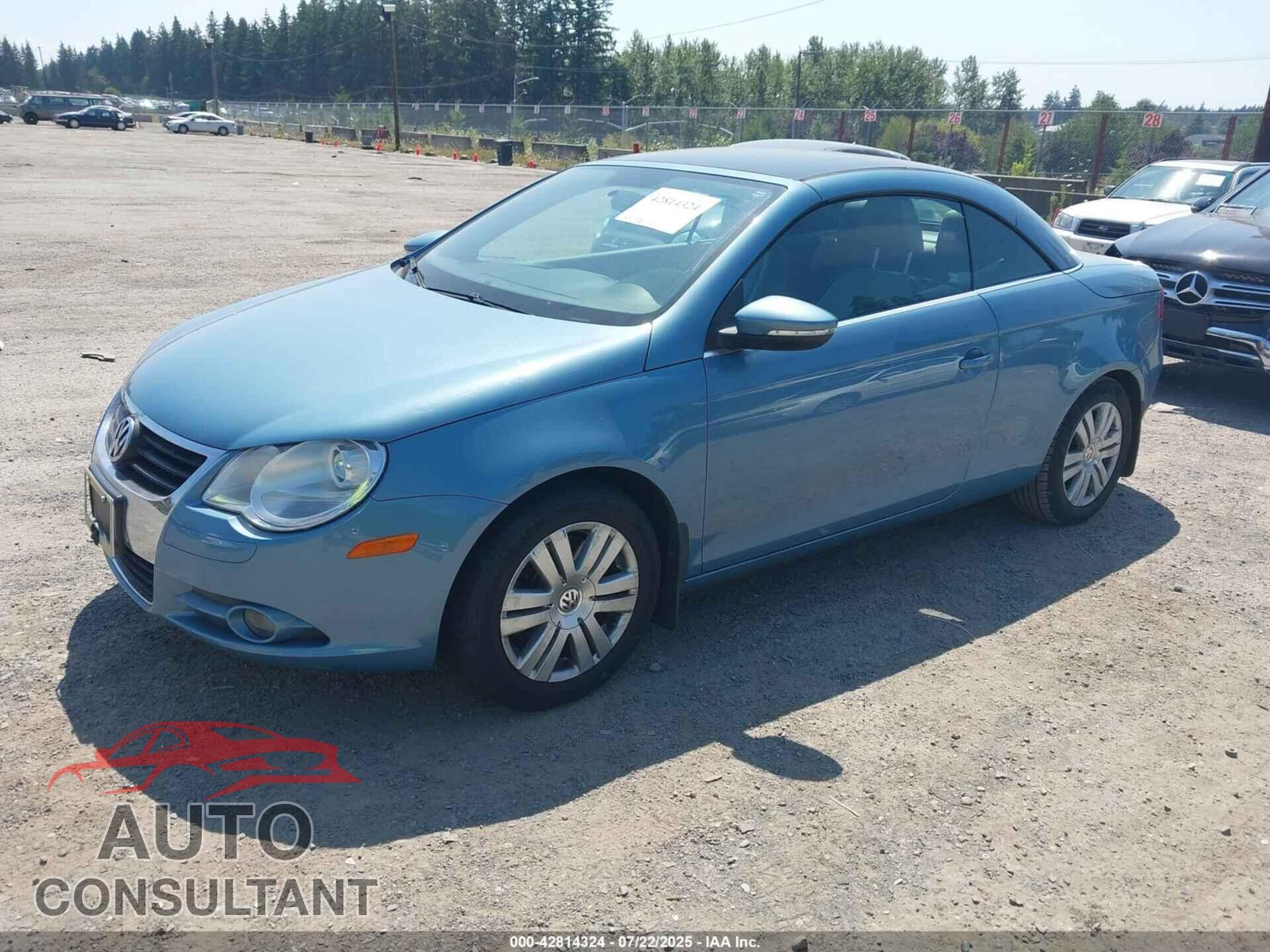 VOLKSWAGEN EOS 2009 - WVWBA71F29V021210