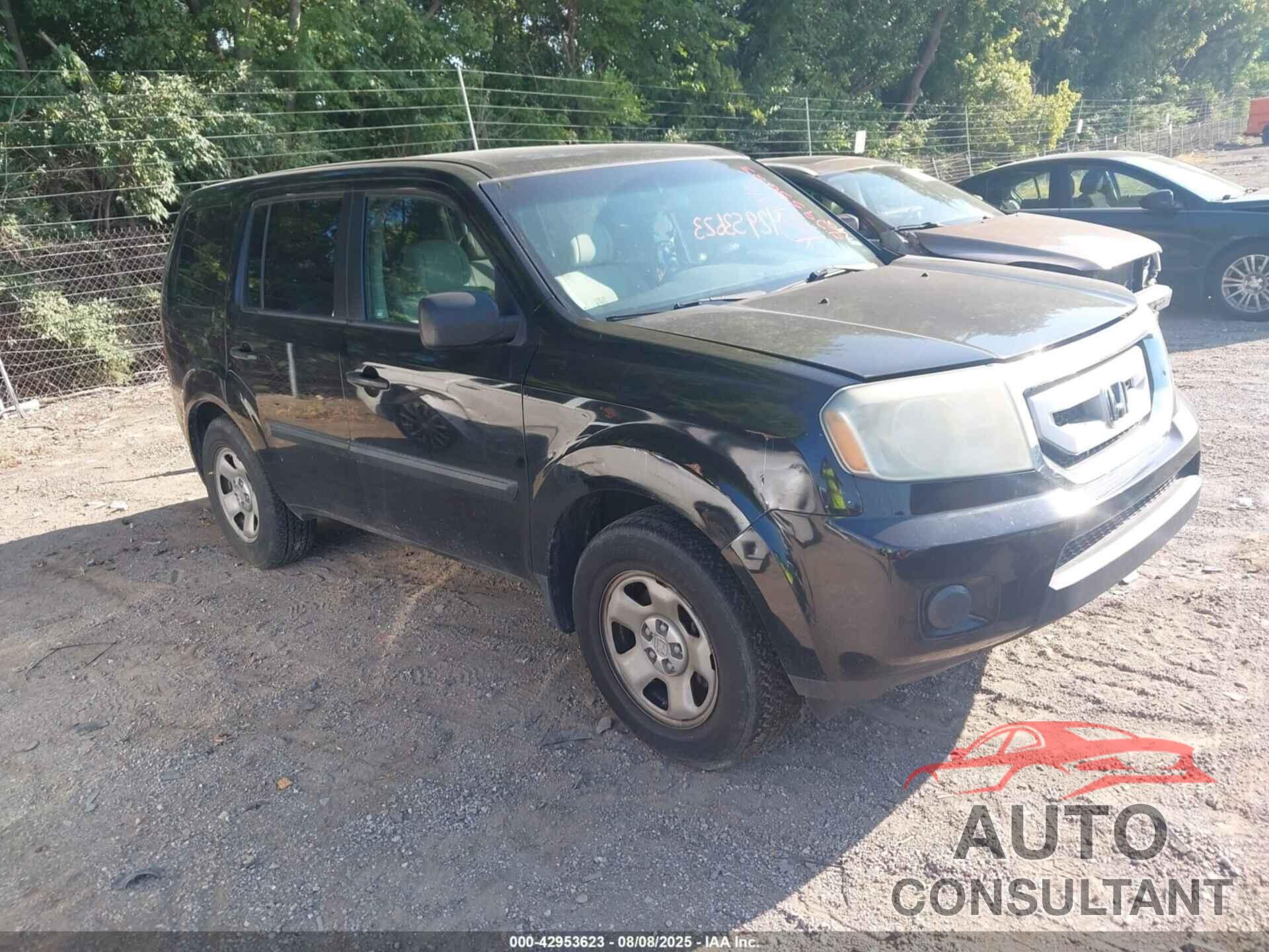 HONDA PILOT 2010 - 5FNYF4H2XAB033749