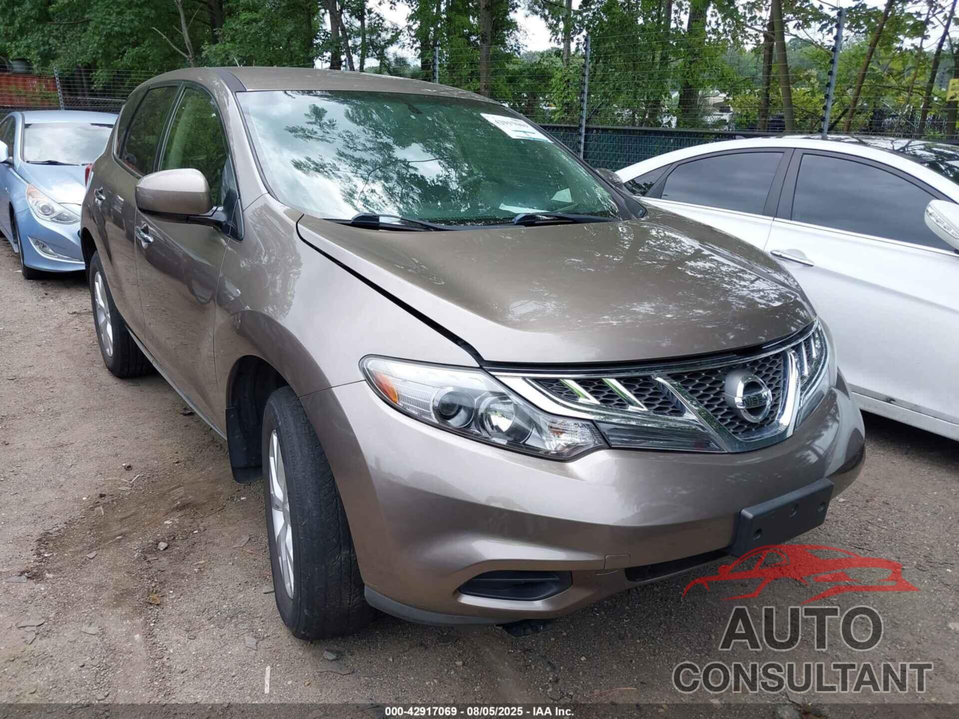 NISSAN MURANO 2012 - JN8AZ1MW9CW225473