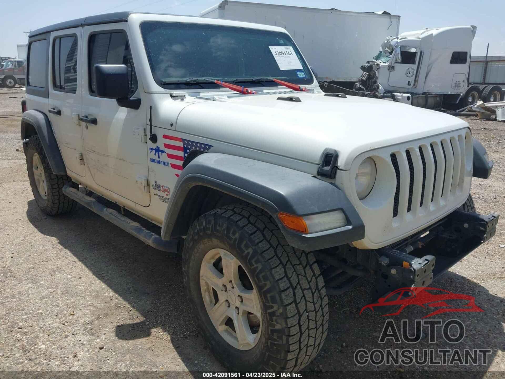 JEEP WRANGLER UNLIMITED 2018 - 1C4HJXDG8JW127299