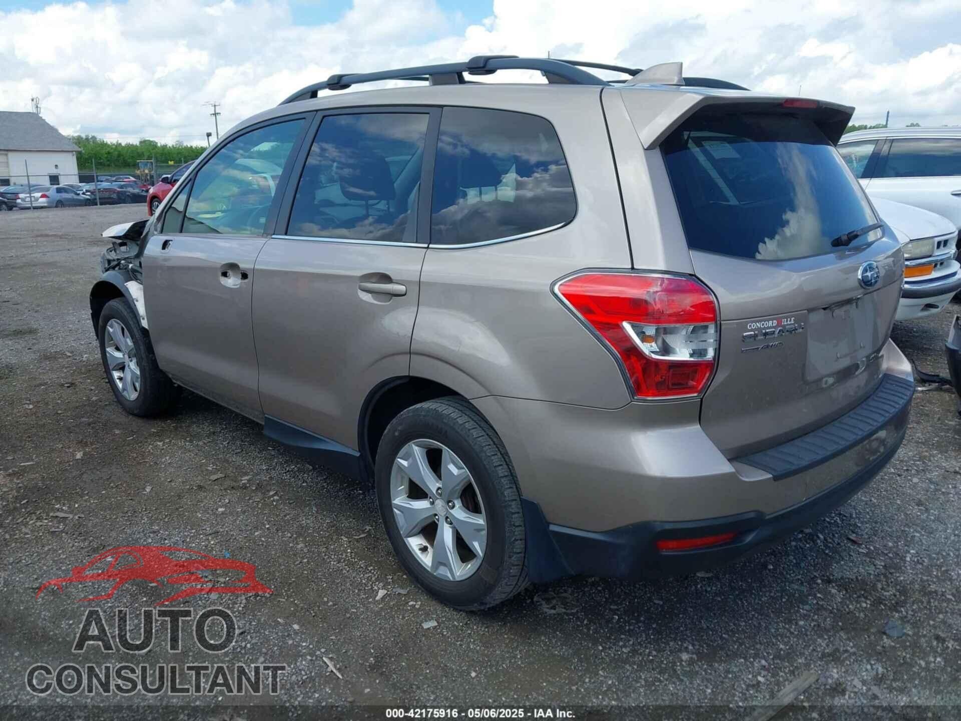 SUBARU FORESTER 2016 - JF2SJAHC8GH422878