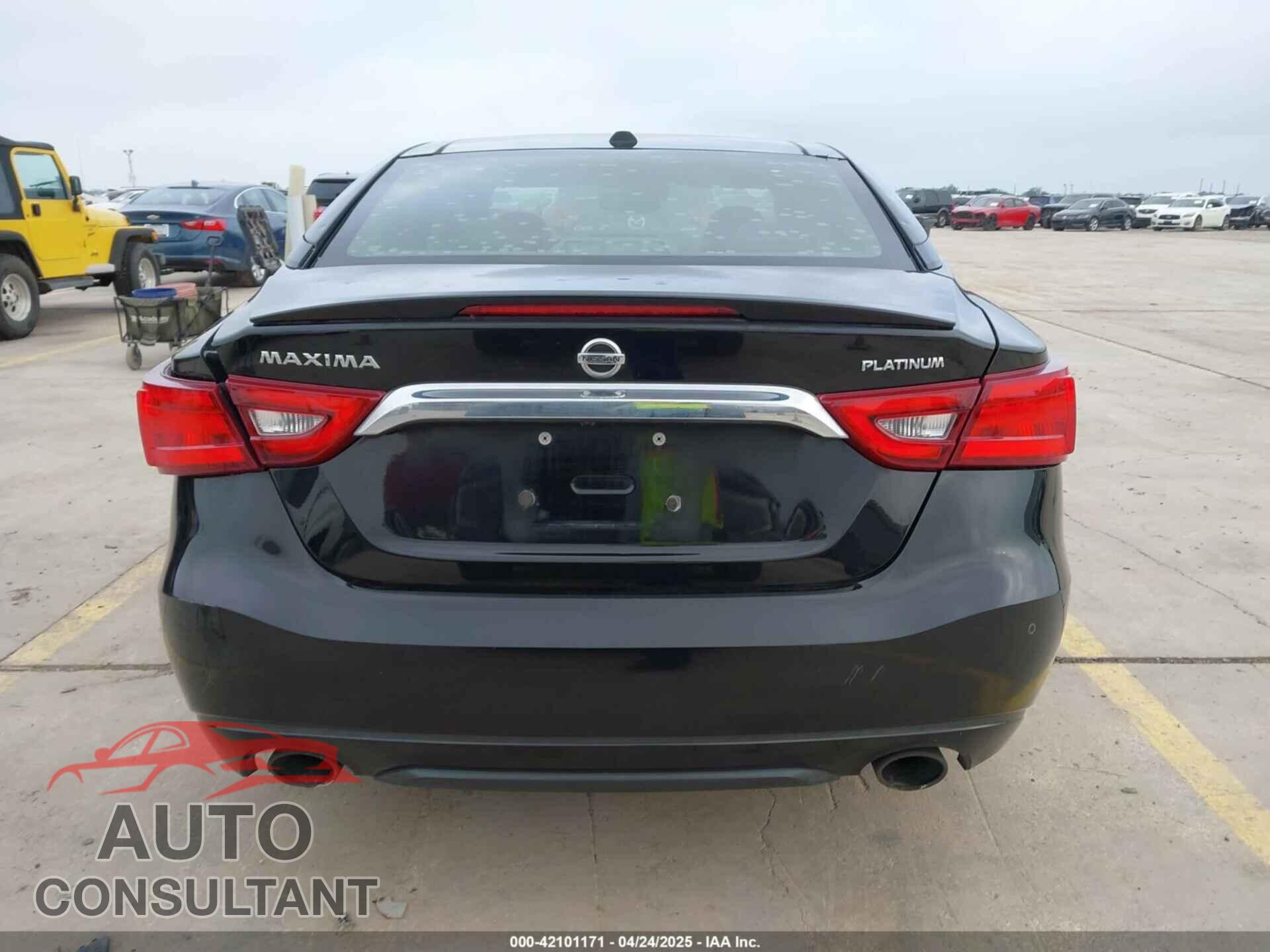 NISSAN MAXIMA 2017 - 1N4AA6AP0HC450683