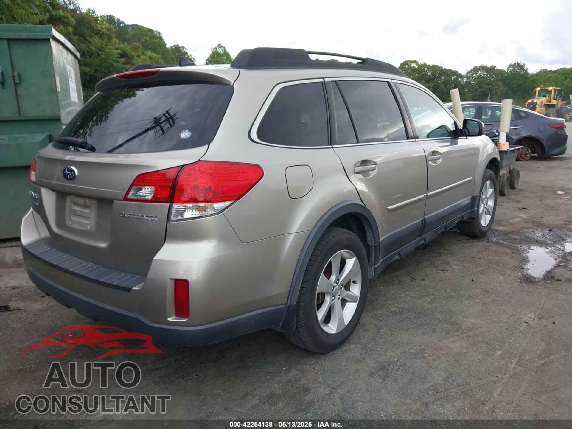 SUBARU OUTBACK 2014 - 4S4BRCLC4E3291478