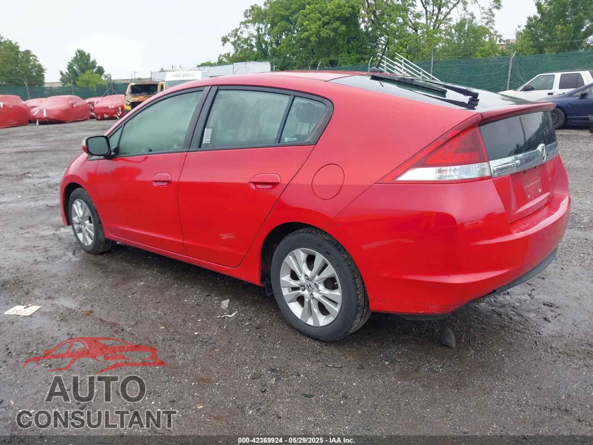 HONDA INSIGHT 2012 - JHMZE2H78CS001541