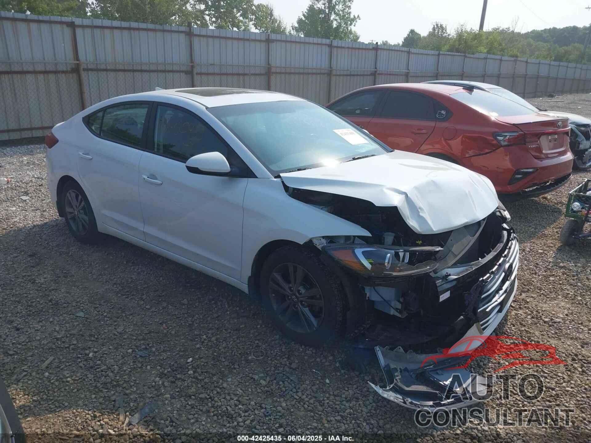 HYUNDAI ELANTRA 2018 - 5NPD84LF9JH347655