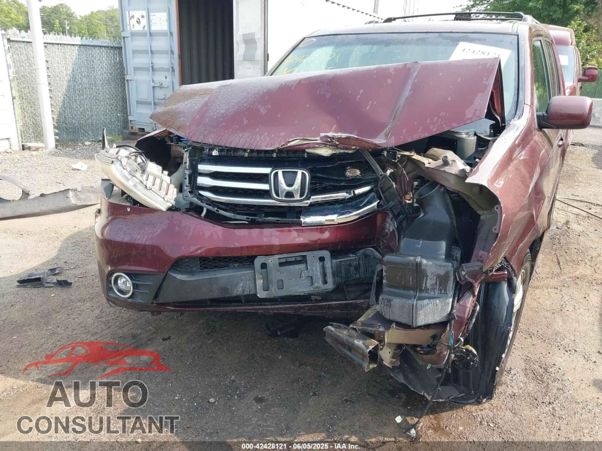 HONDA PILOT 2012 - 5FNYF4H57CB034855