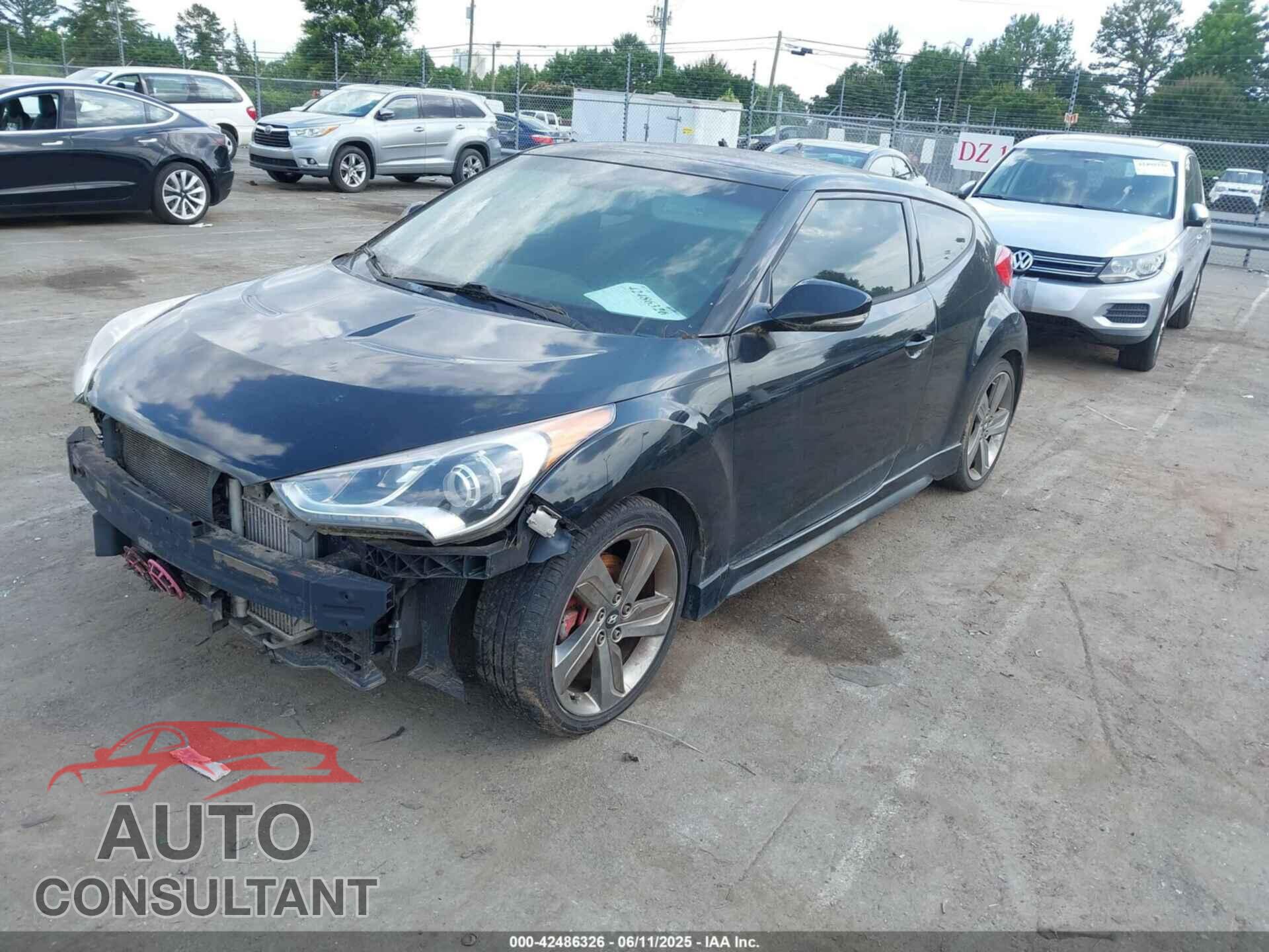 HYUNDAI VELOSTER 2013 - KMHTC6AE5DU110652