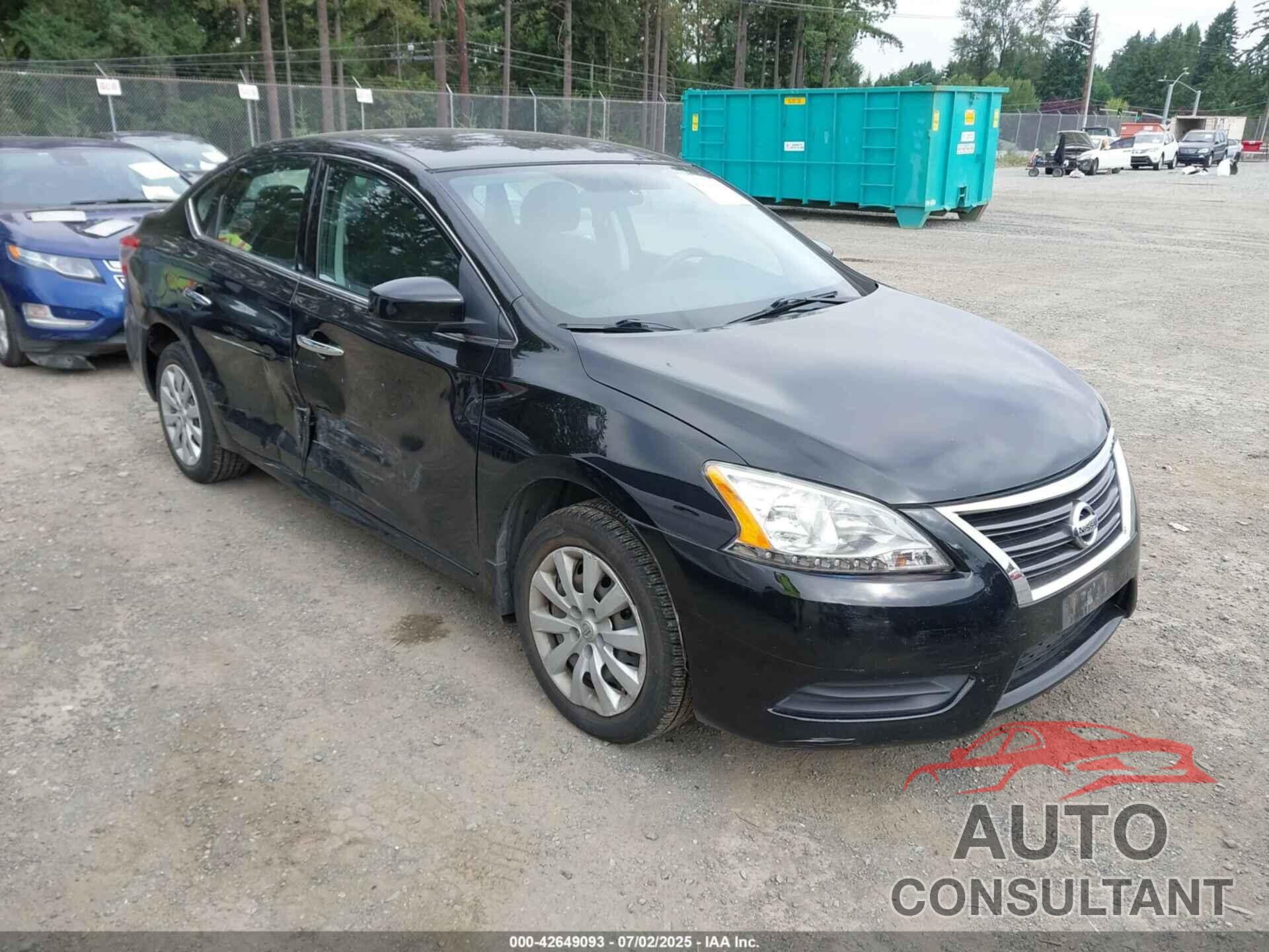 NISSAN SENTRA 2015 - 3N1AB7AP2FY363436