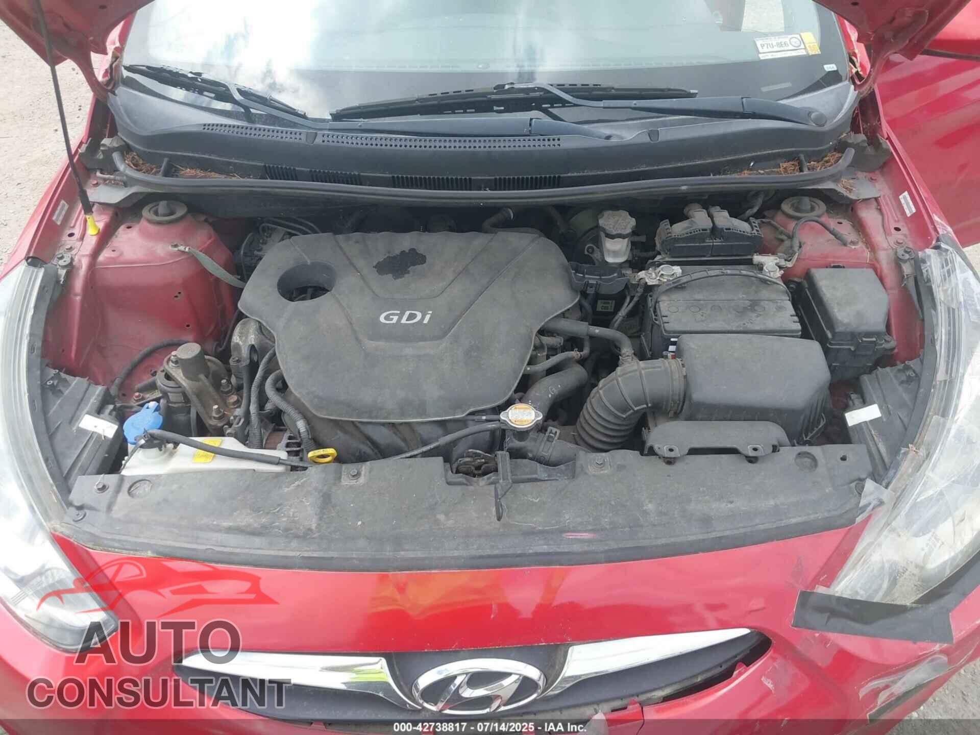 HYUNDAI ACCENT 2012 - KMHCT4AE5CU086534