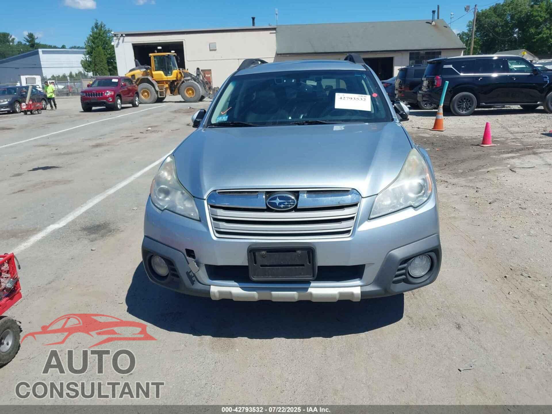 SUBARU OUTBACK 2014 - 4S4BRBNC5E3270503
