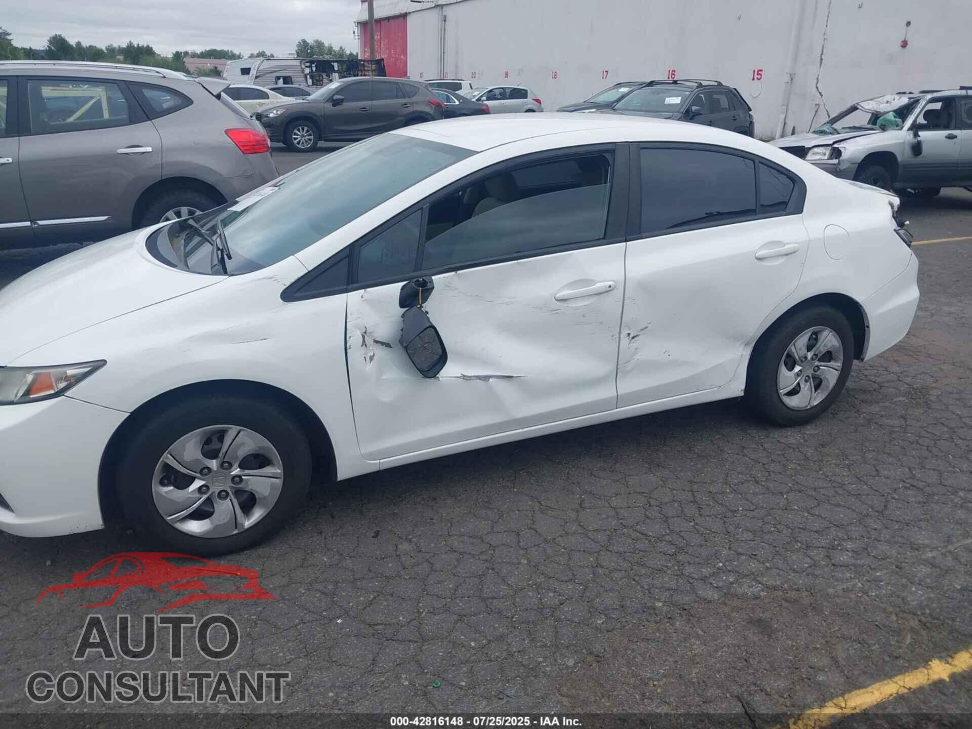 HONDA CIVIC 2014 - 19XFB2F50EE255863