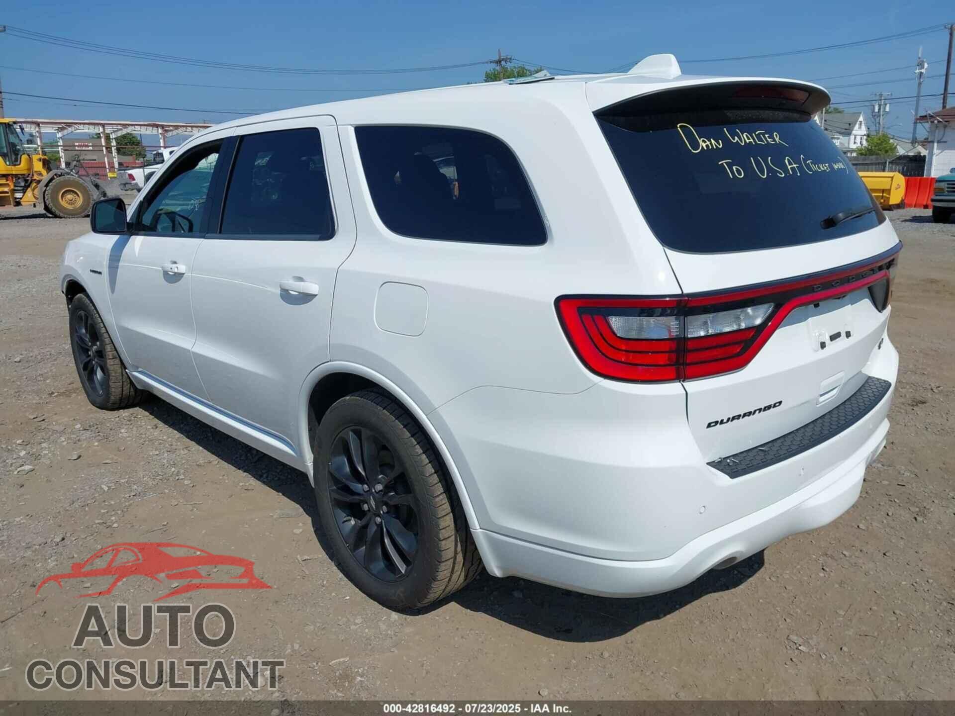 DODGE DURANGO 2022 - 1C4SDHCT5NC218054