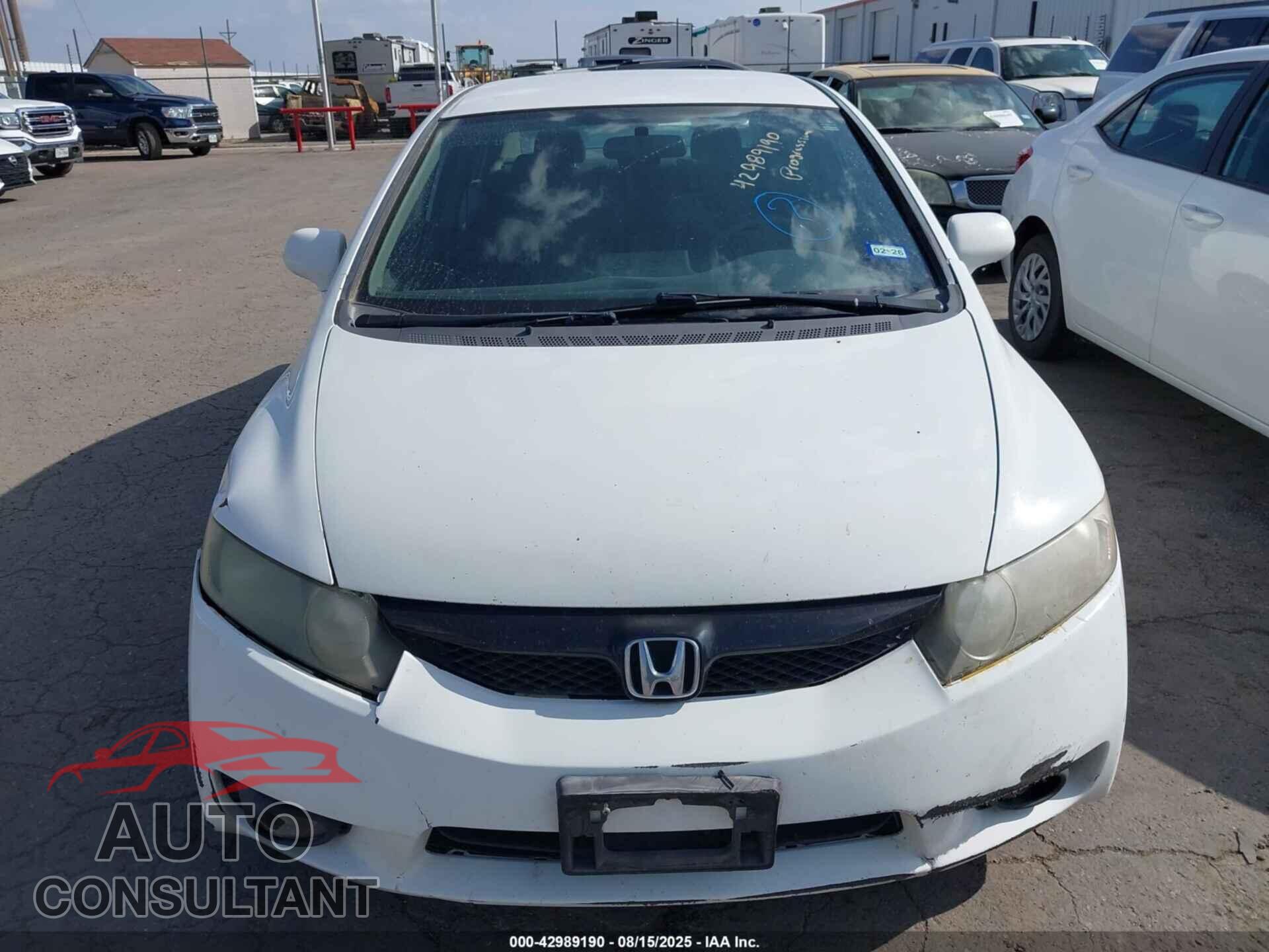 HONDA CIVIC 2011 - 19XFA1F62BE020608