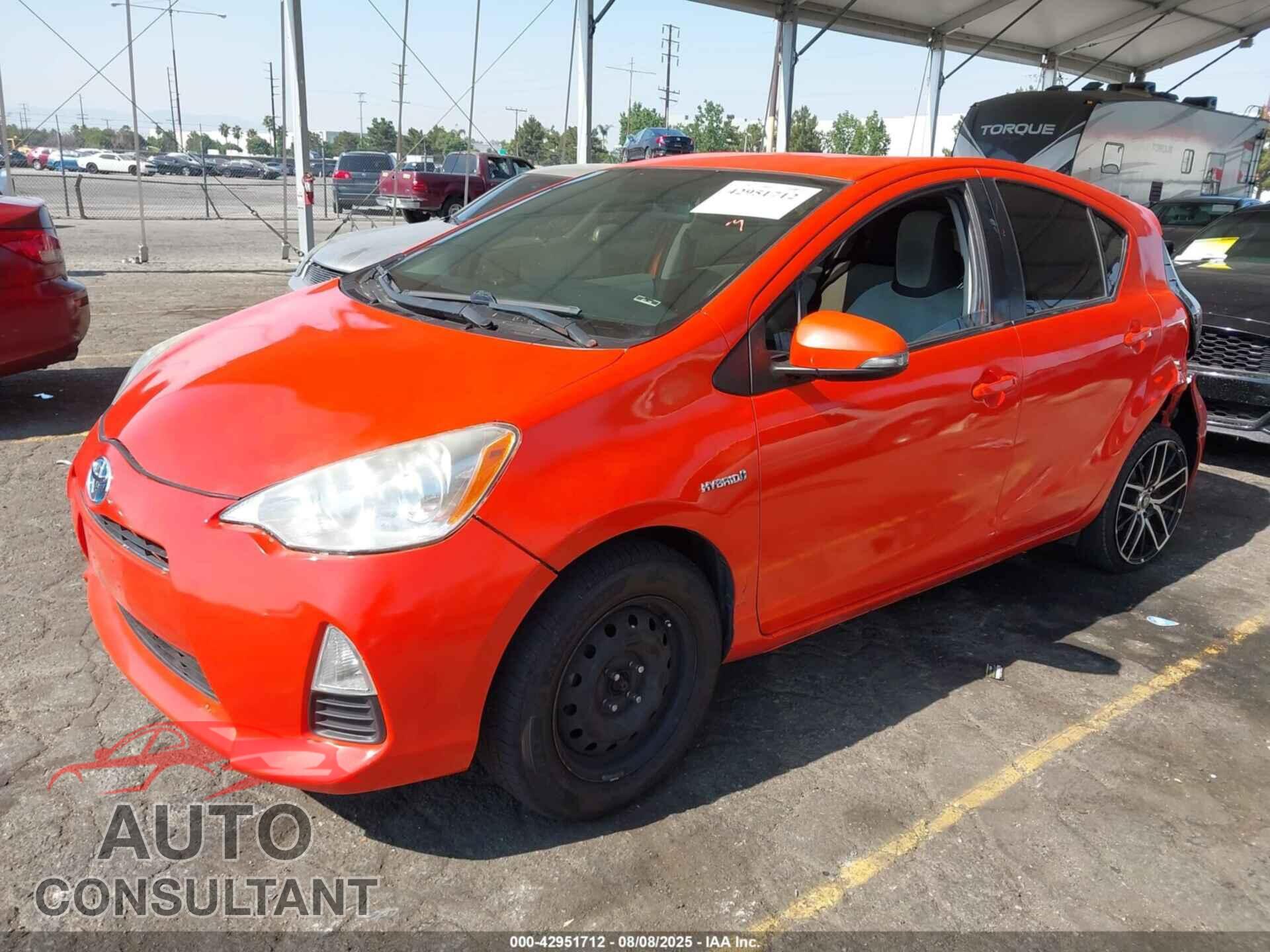 TOYOTA PRIUS C 2012 - JTDKDTB30C1004537