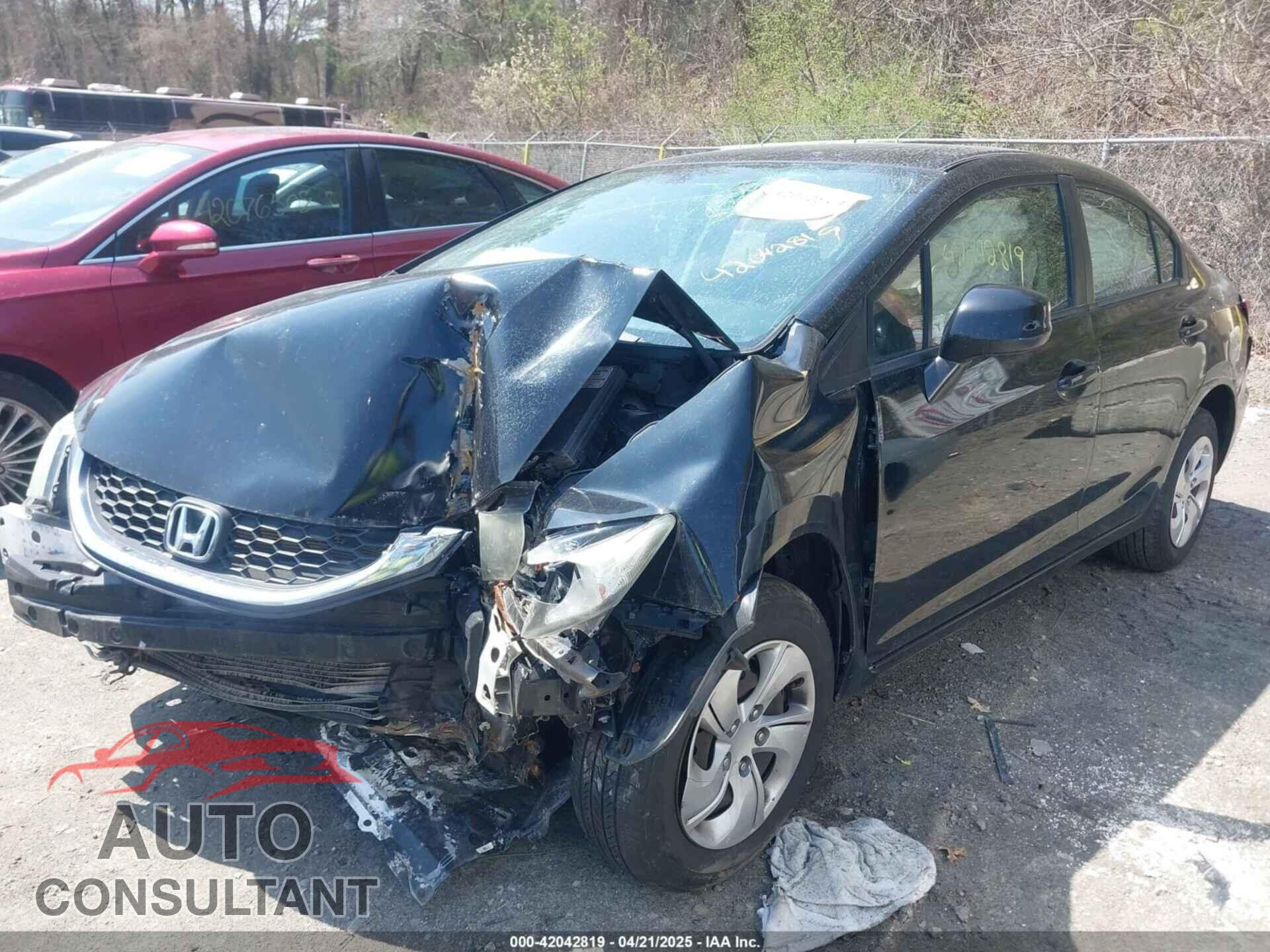 HONDA CIVIC 2013 - 2HGFB2F57DH517513