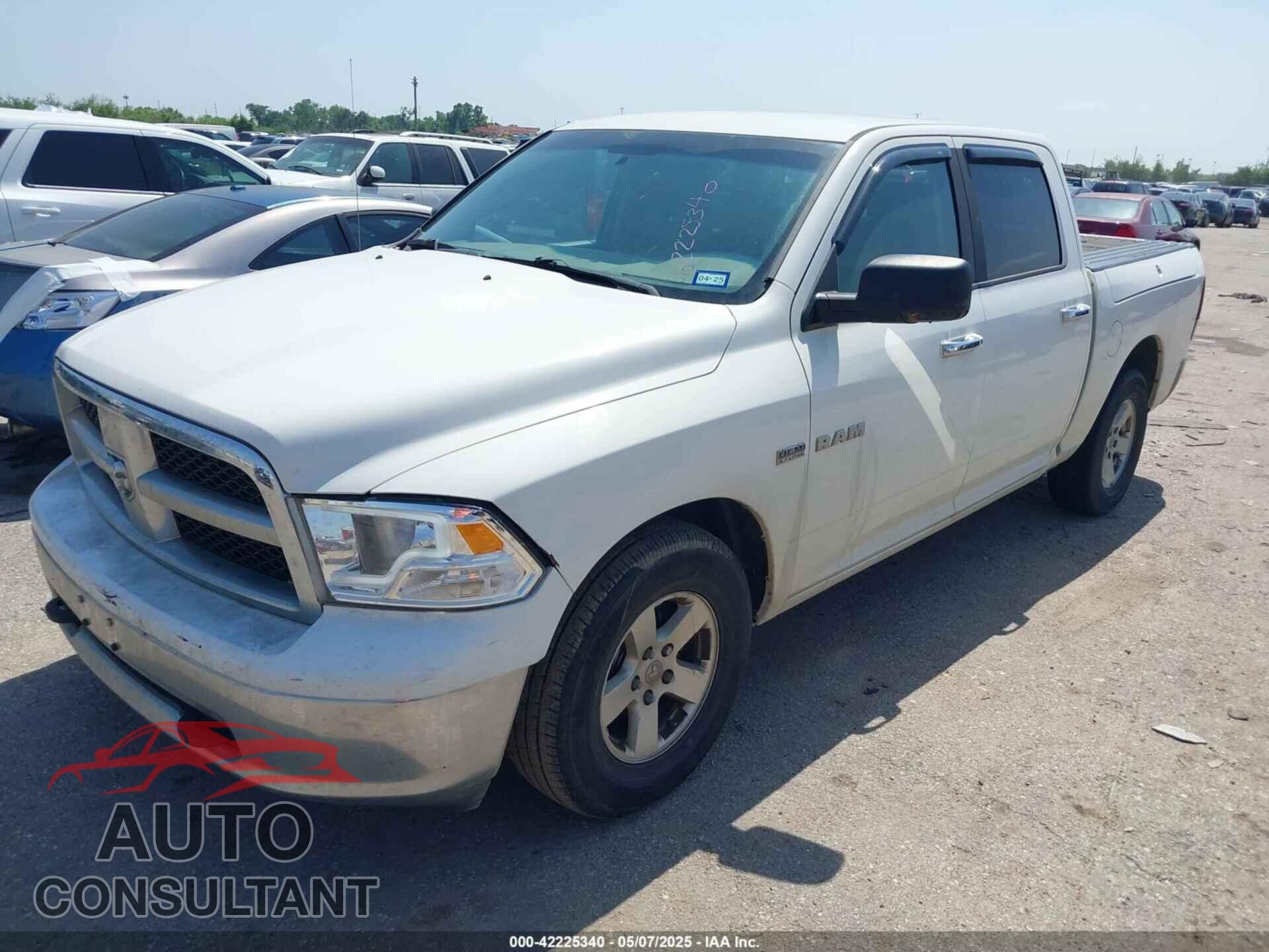 DODGE RAM 1500 2009 - 1D3HB13T59J514661