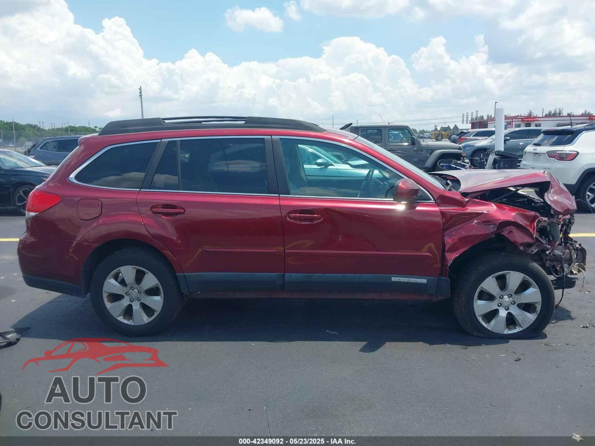 SUBARU OUTBACK 2011 - 4S4BRBBCXB3377840