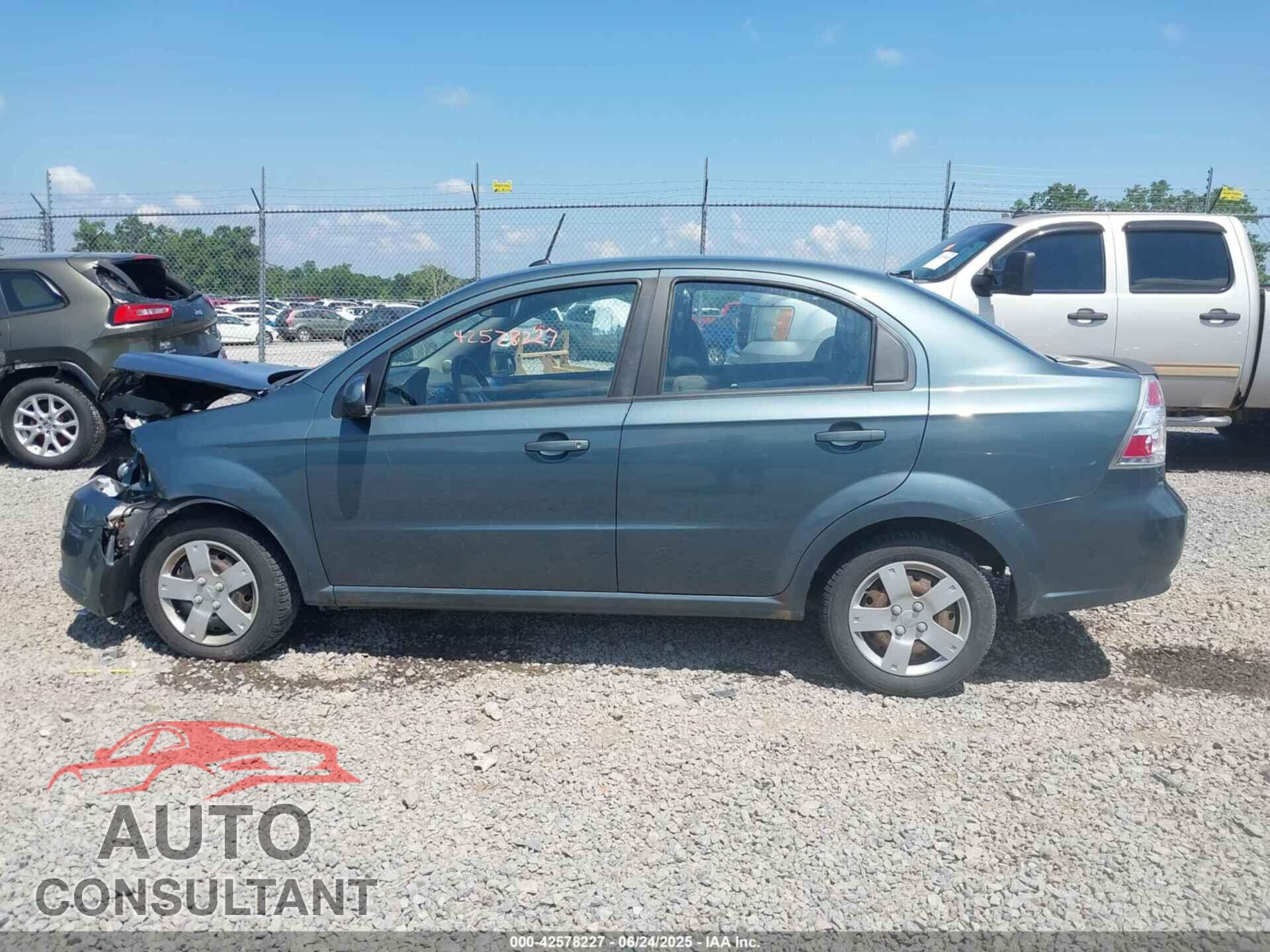 CHEVROLET AVEO 2011 - KL1TD5DE8BB147301