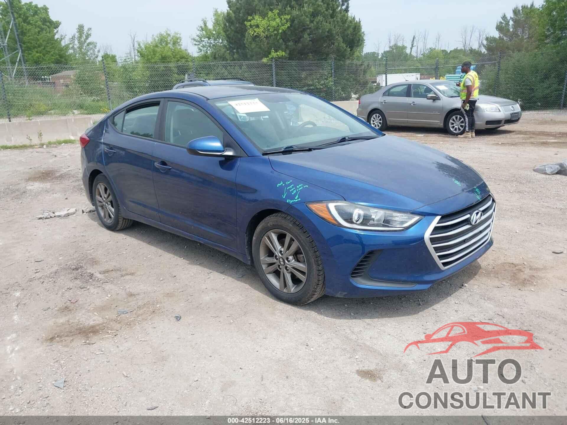 HYUNDAI ELANTRA 2018 - 5NPD84LF3JH305157