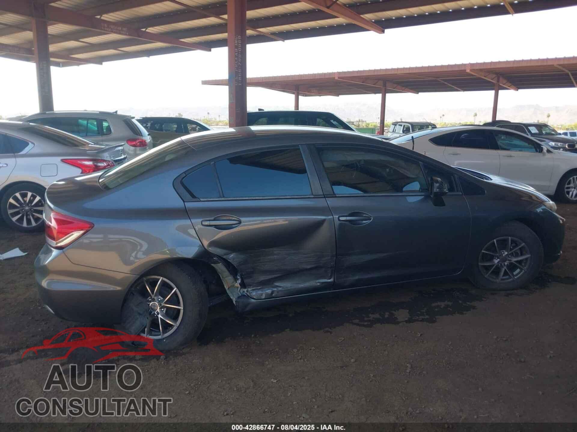 HONDA CIVIC 2013 - 19XFB2F55DE045435