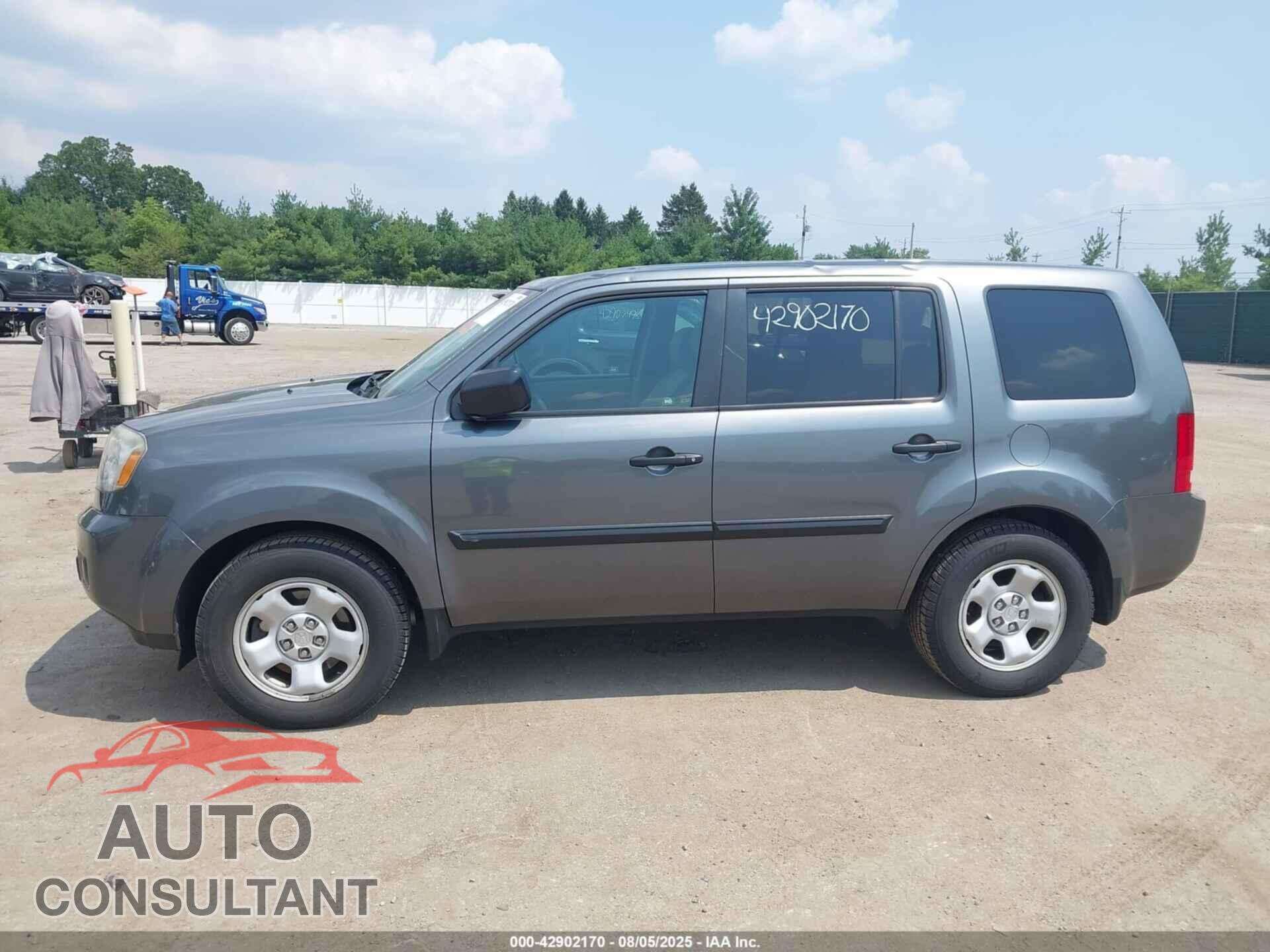 HONDA PILOT 2011 - 5FNYF4H20BB006934