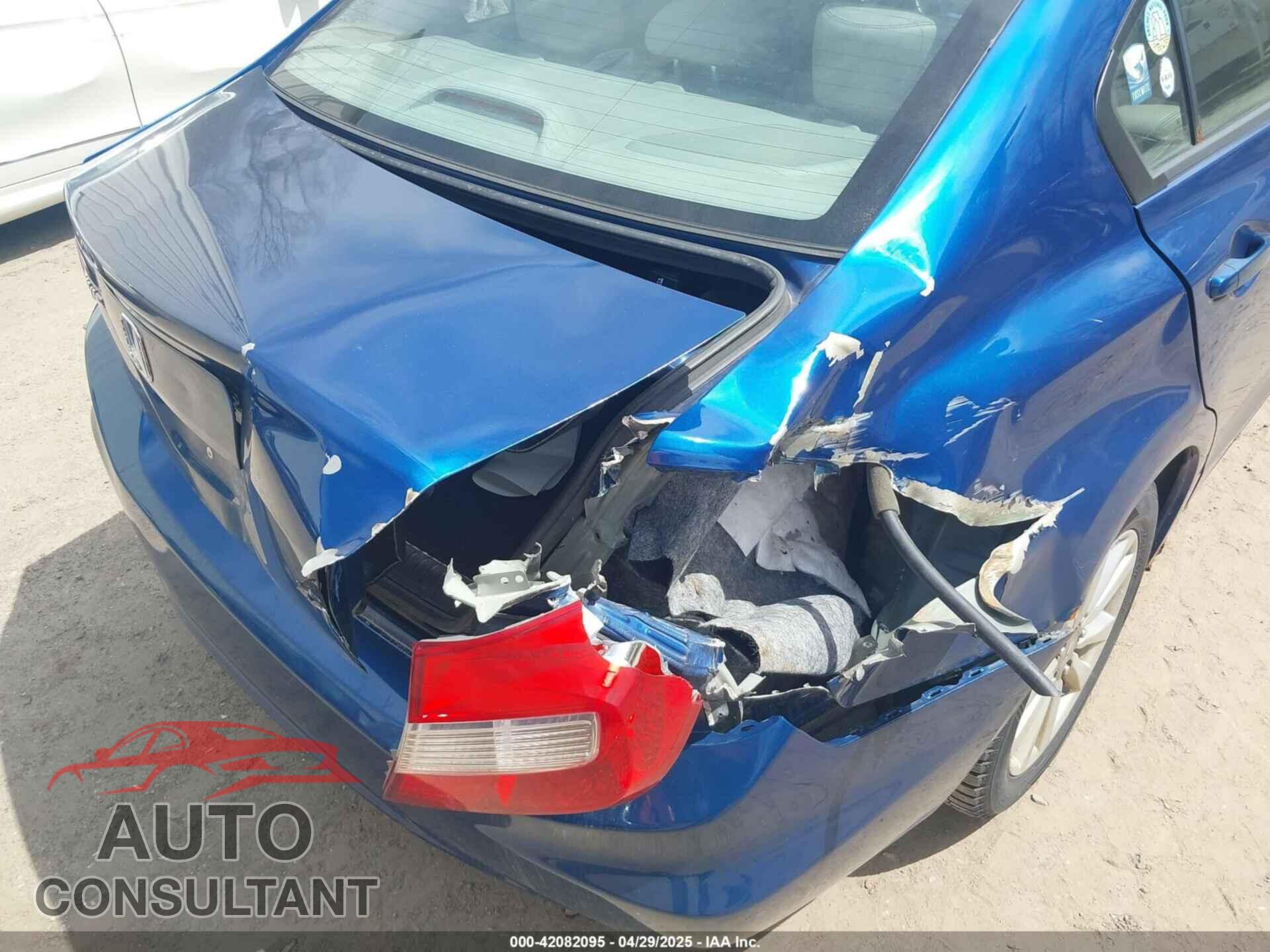 HONDA CIVIC 2012 - 19XFB2F99CE300380
