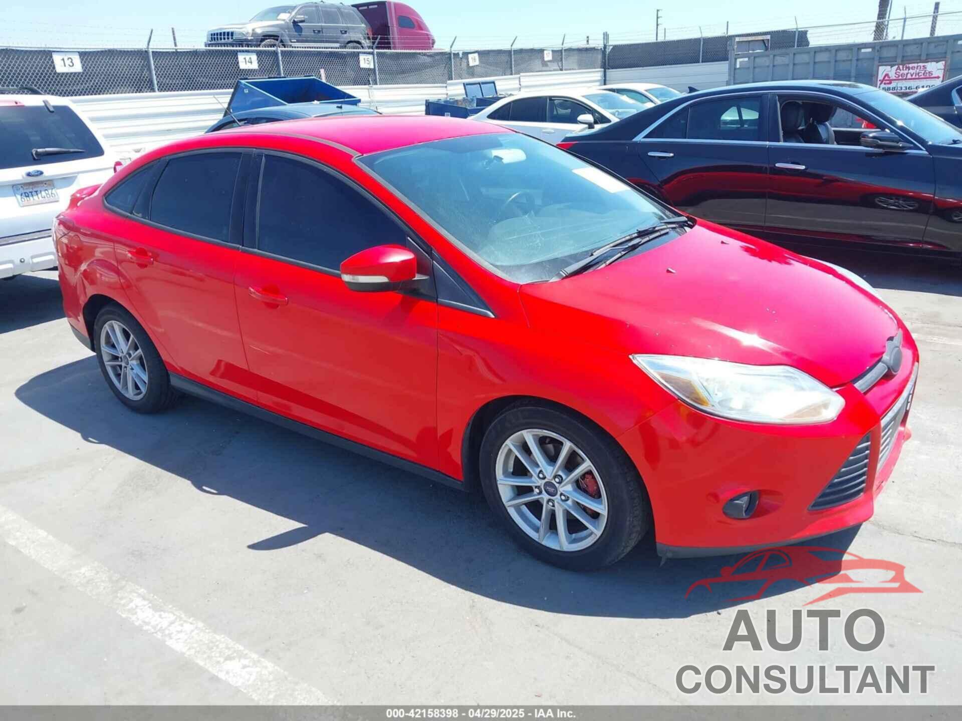 FORD FOCUS 2014 - 1FADP3F28EL323912