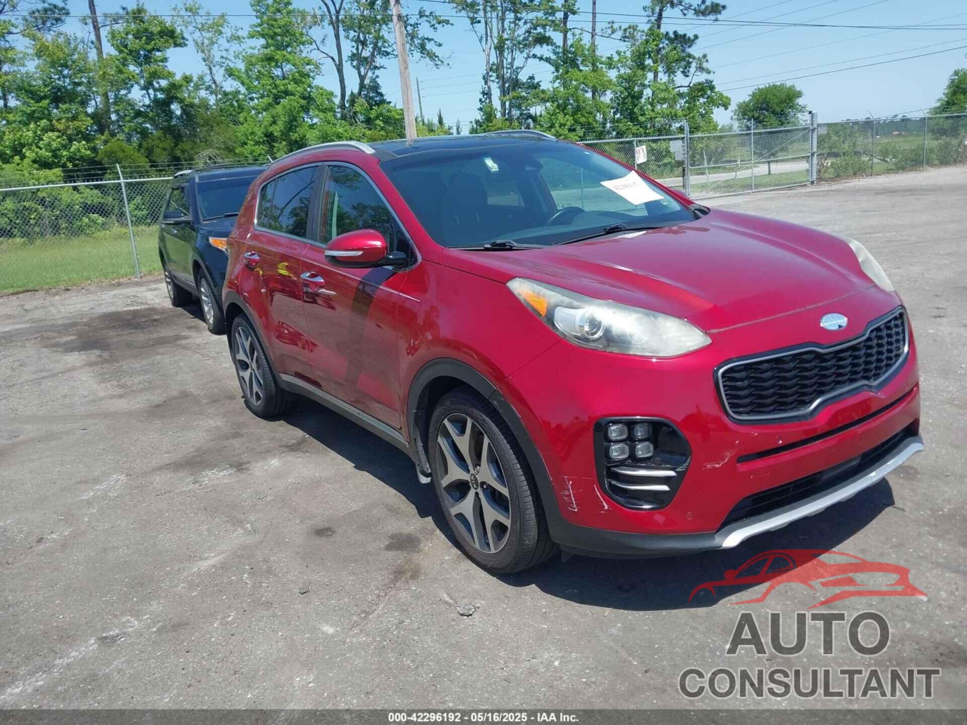 KIA SPORTAGE 2017 - KNDPR3A69H7215663