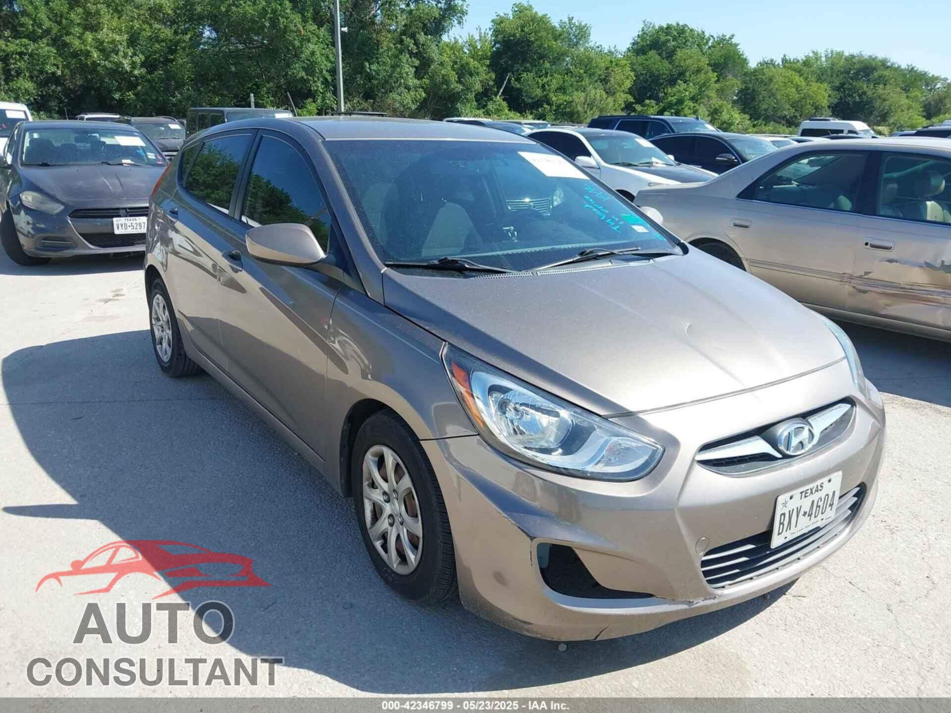 HYUNDAI ACCENT 2013 - KMHCT5AE0DU100721
