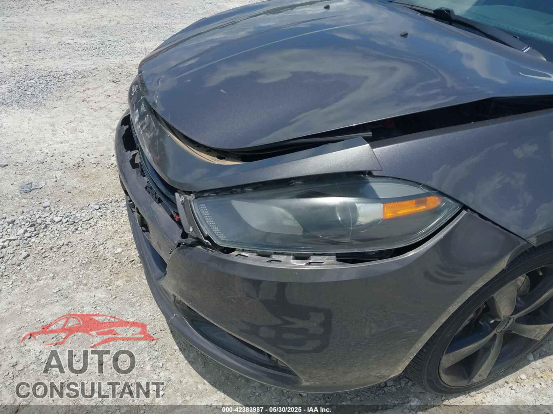DODGE DART 2015 - 1C3CDFBB0FD391529
