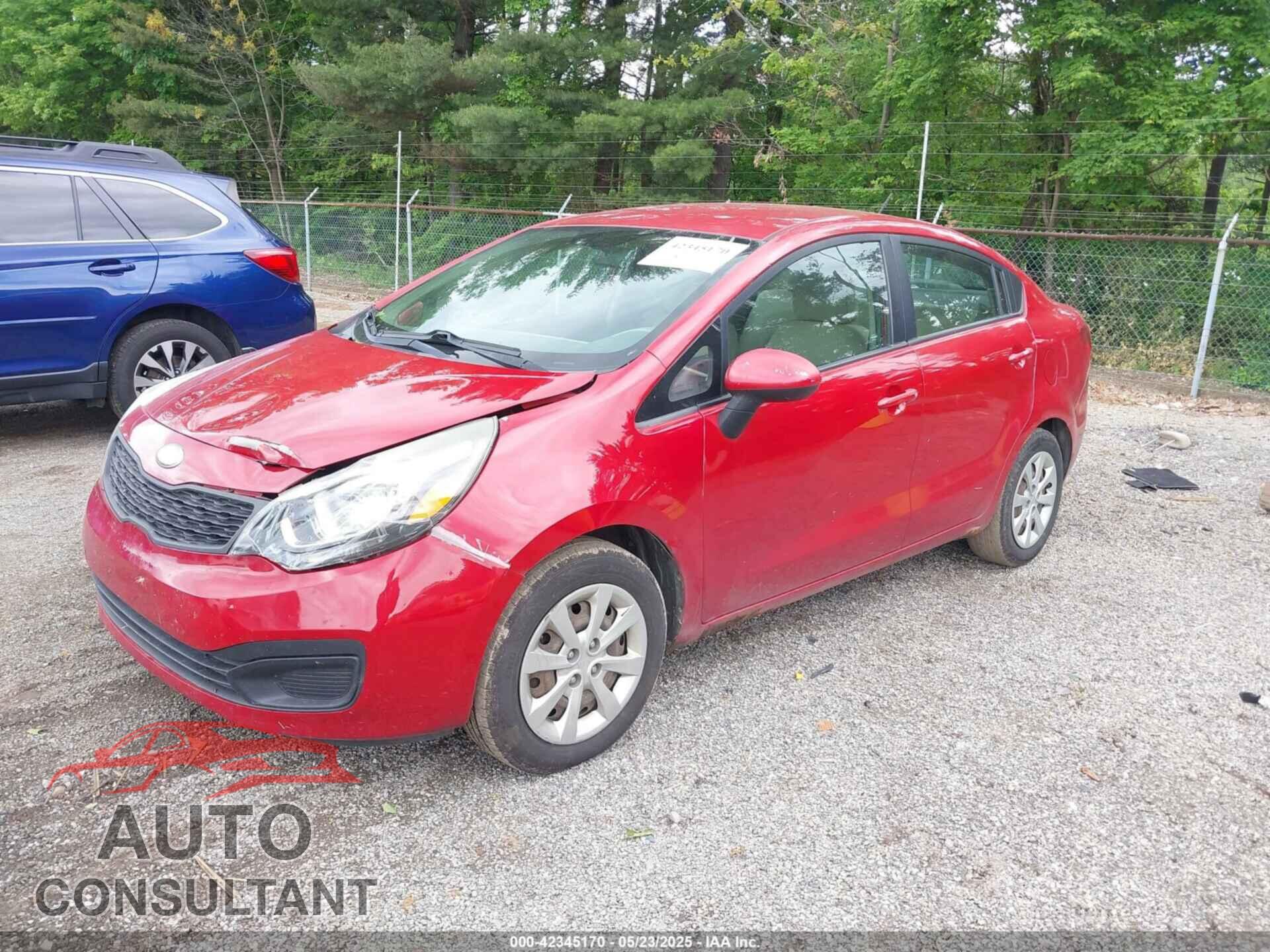 KIA RIO 2013 - KNADM4A33D6256655