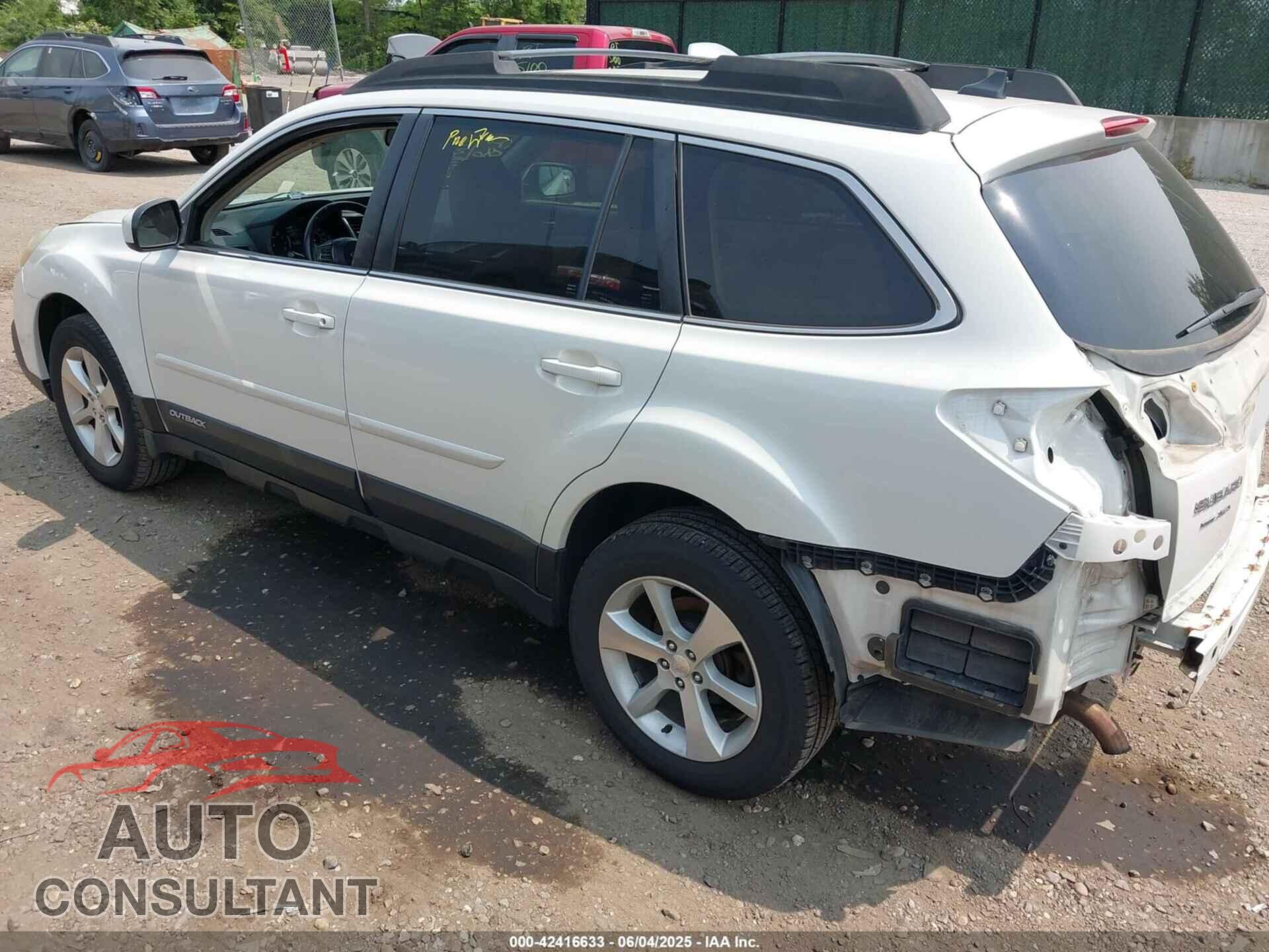 SUBARU OUTBACK 2013 - 4S4BRBKC8D3255643