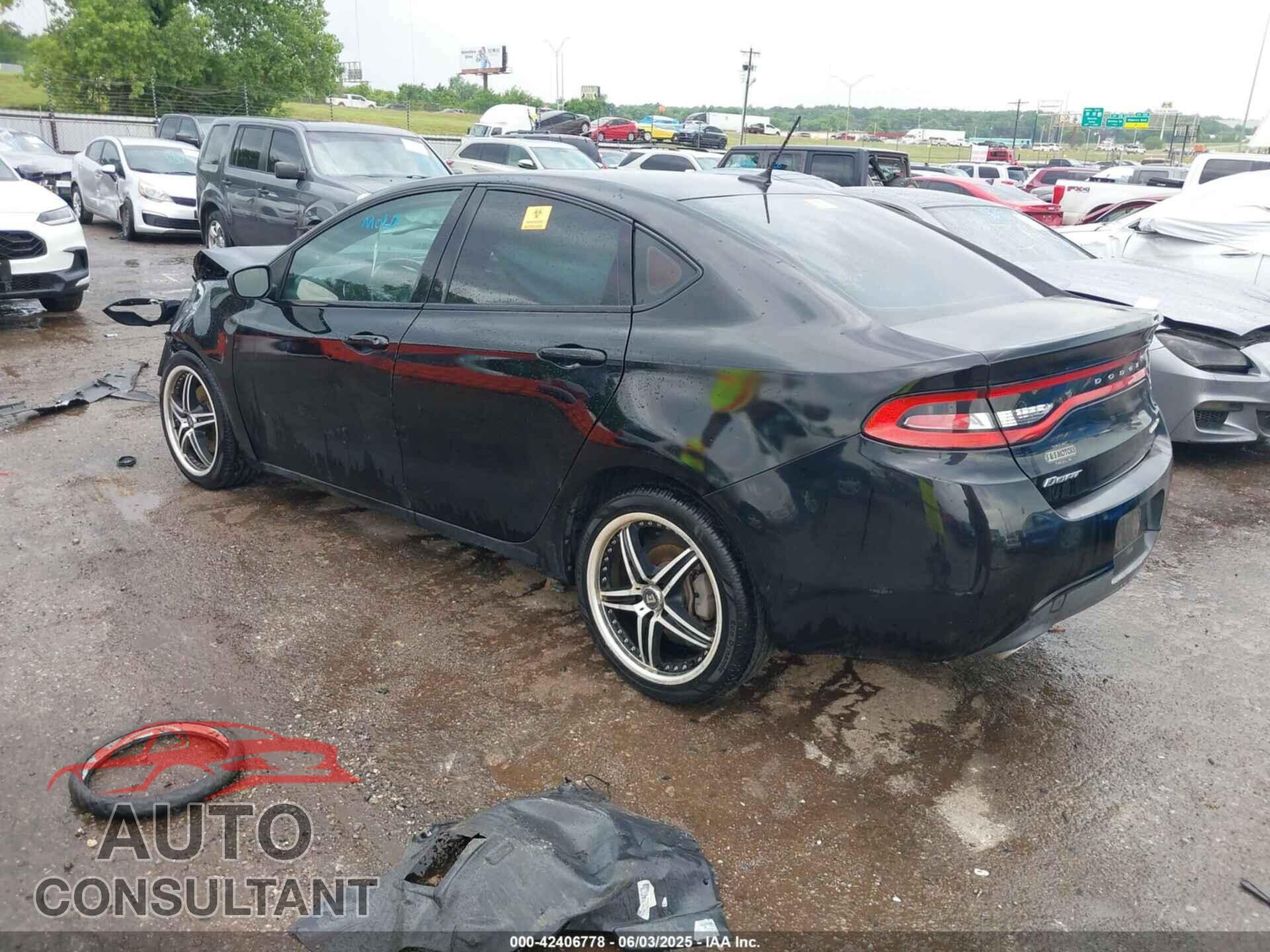 DODGE DART 2013 - 1C3CDFBA9DD105682