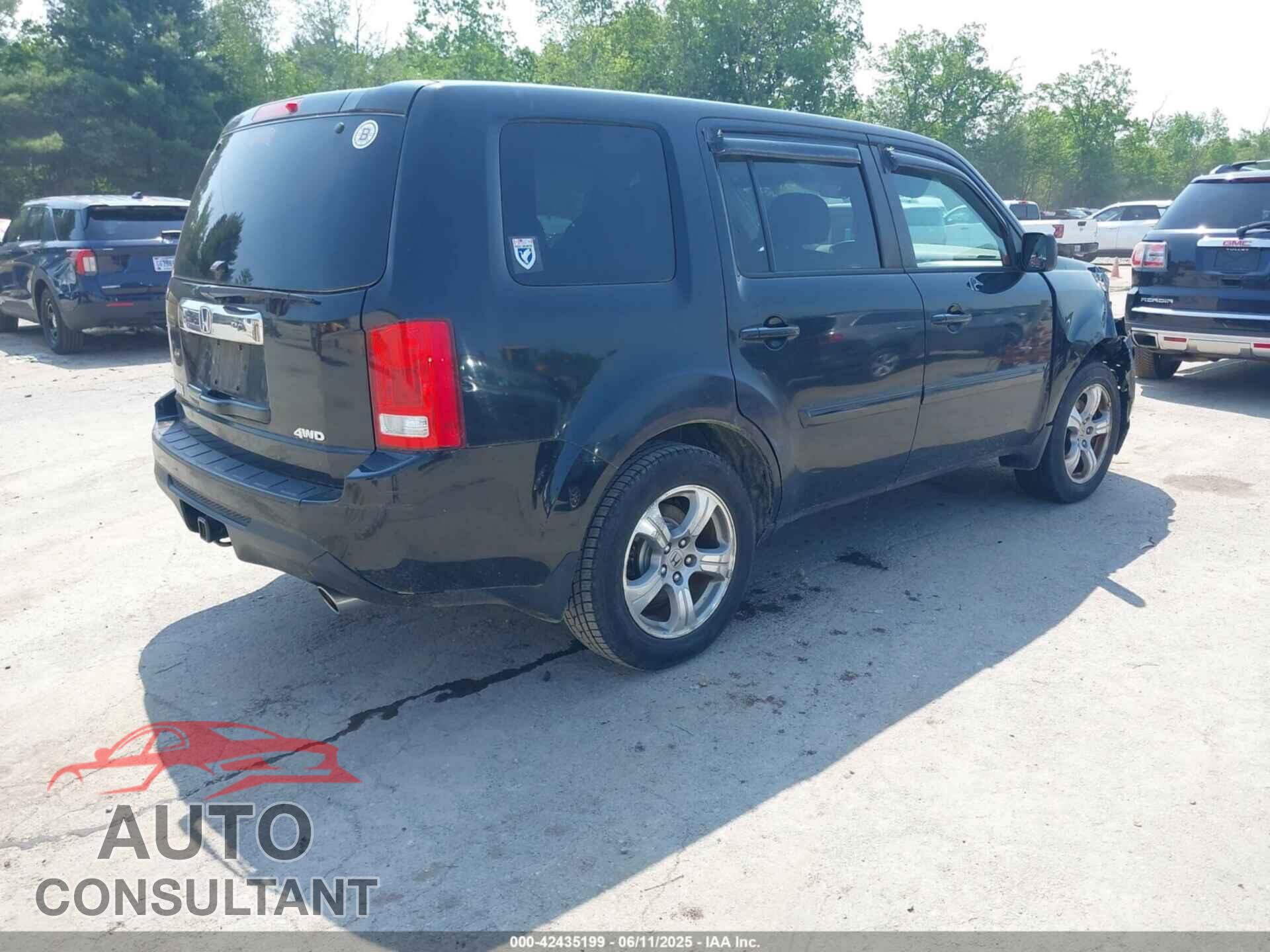 HONDA PILOT 2012 - 5FNYF4H47CB027203