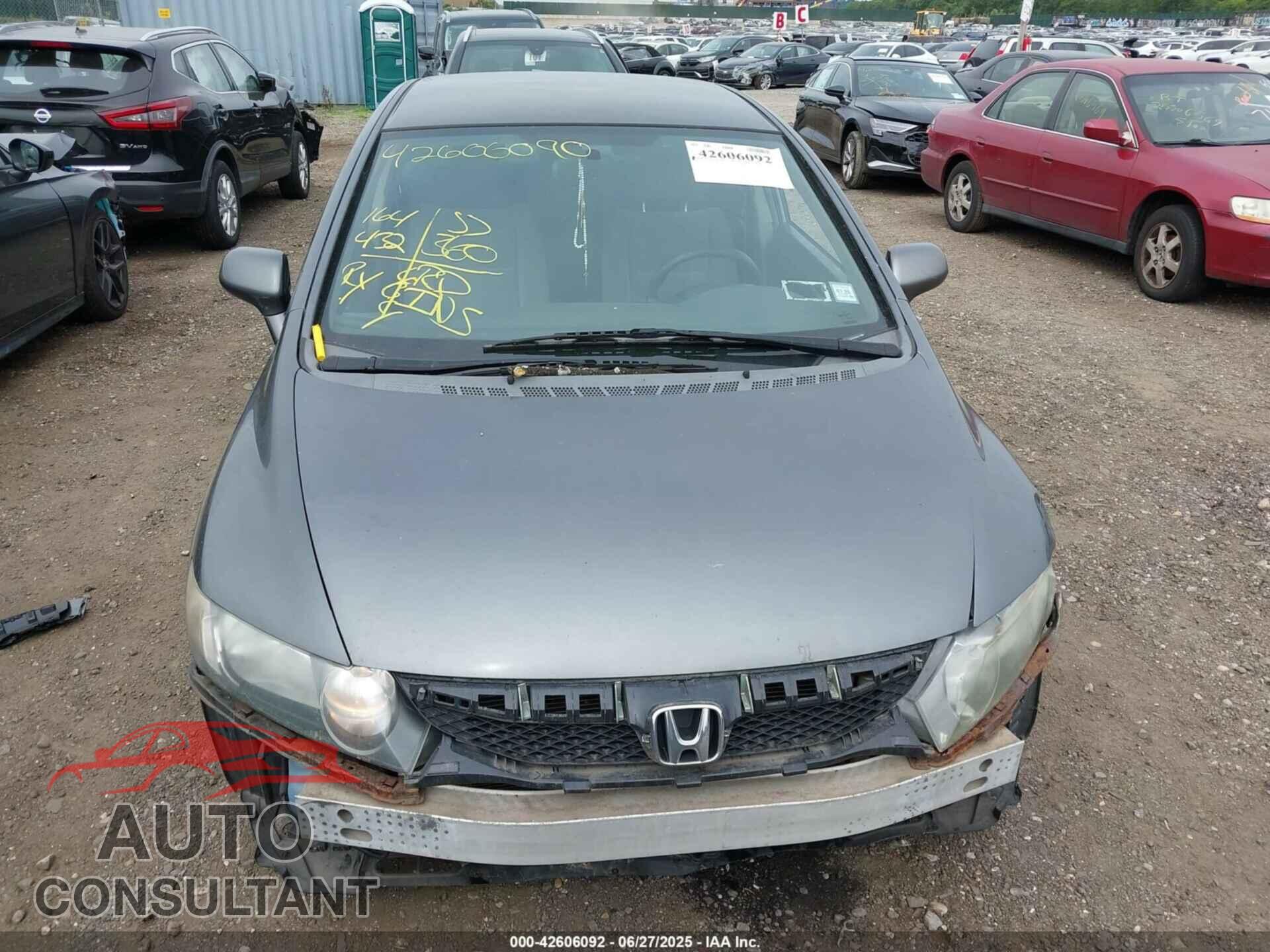 HONDA CIVIC 2009 - 19XFA16599E021787