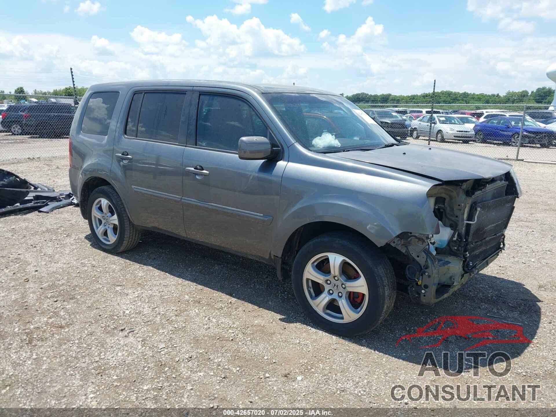 HONDA PILOT 2012 - 5FNYF3H41CB043049