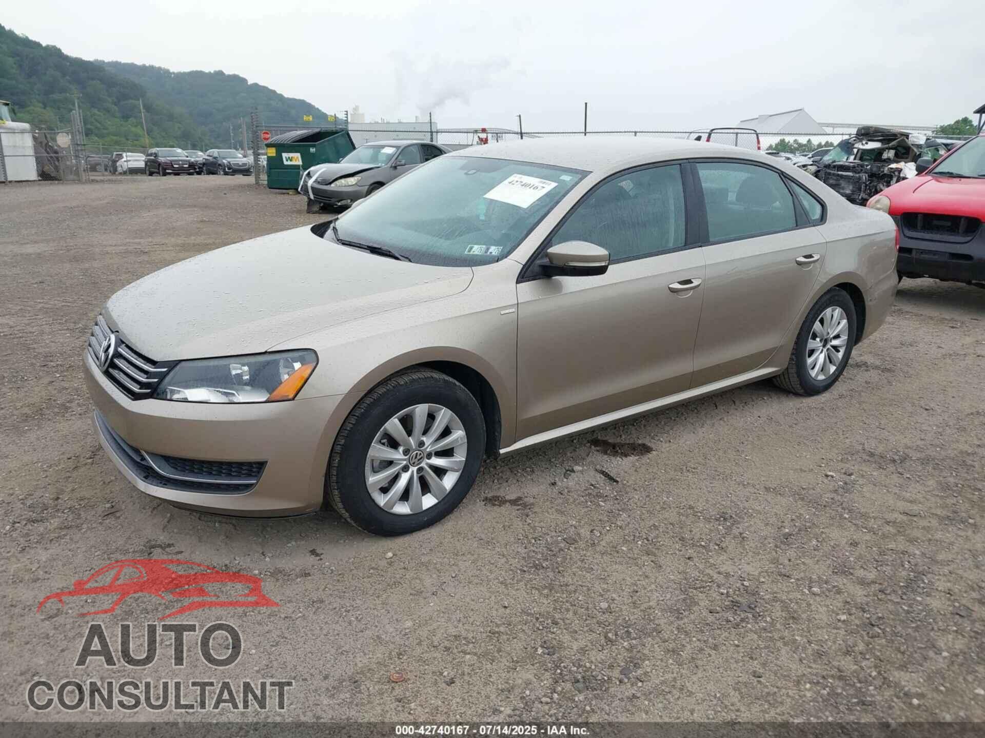 VOLKSWAGEN PASSAT 2015 - 1VWAT7A37FC076414