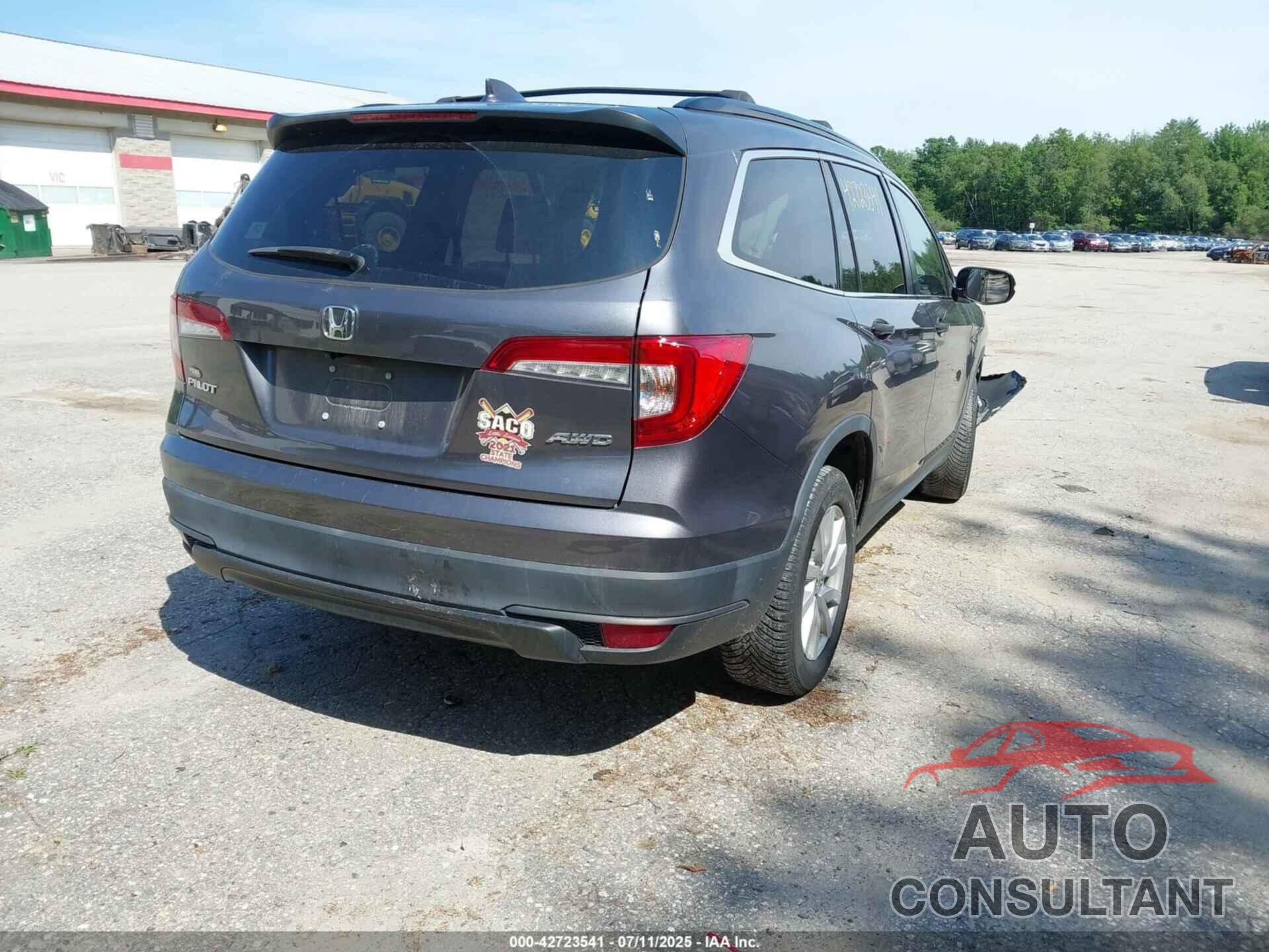 HONDA PILOT 2019 - 5FNYF6H15KB056957