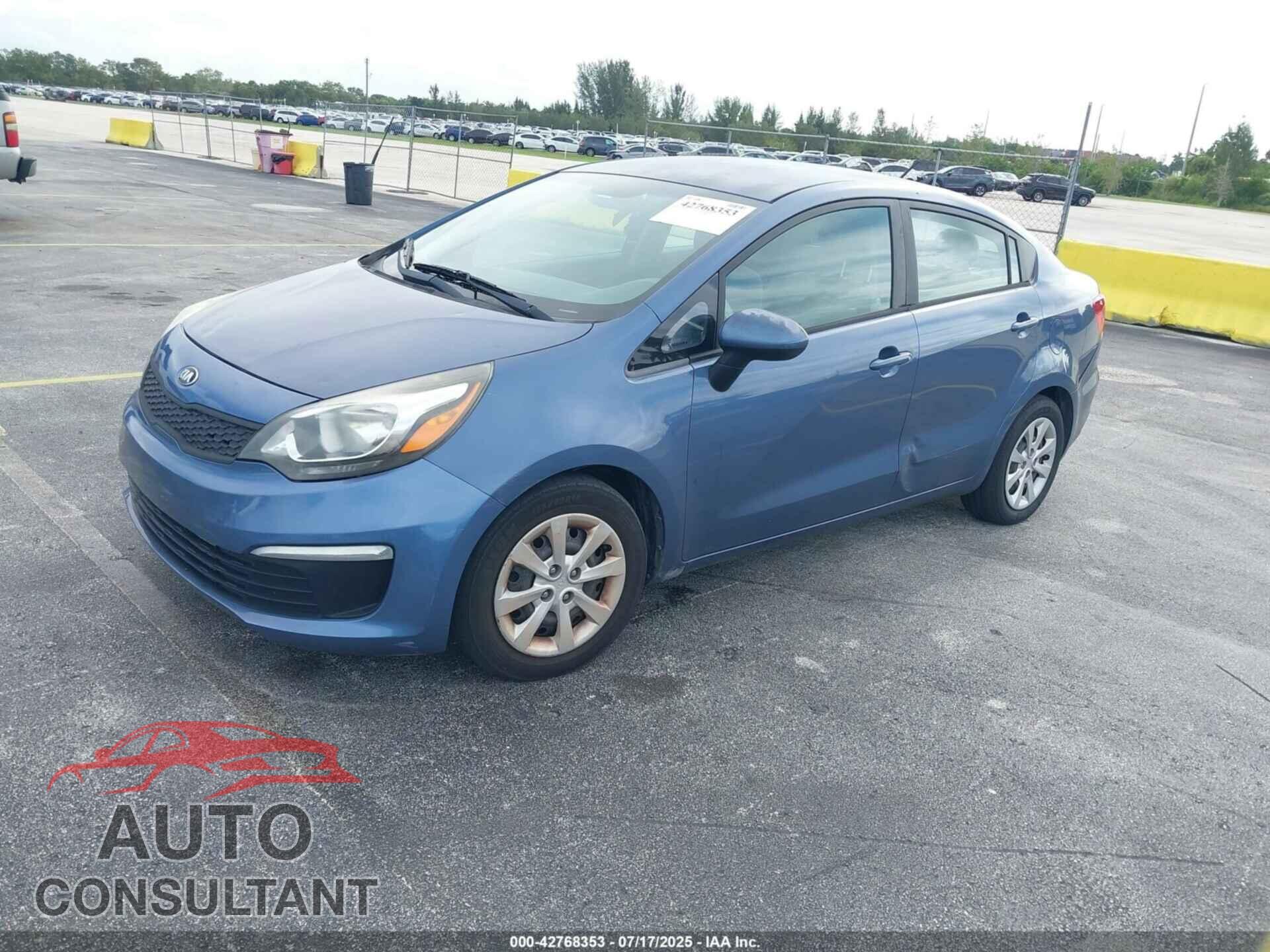 KIA RIO 2016 - KNADM4A32G6548950