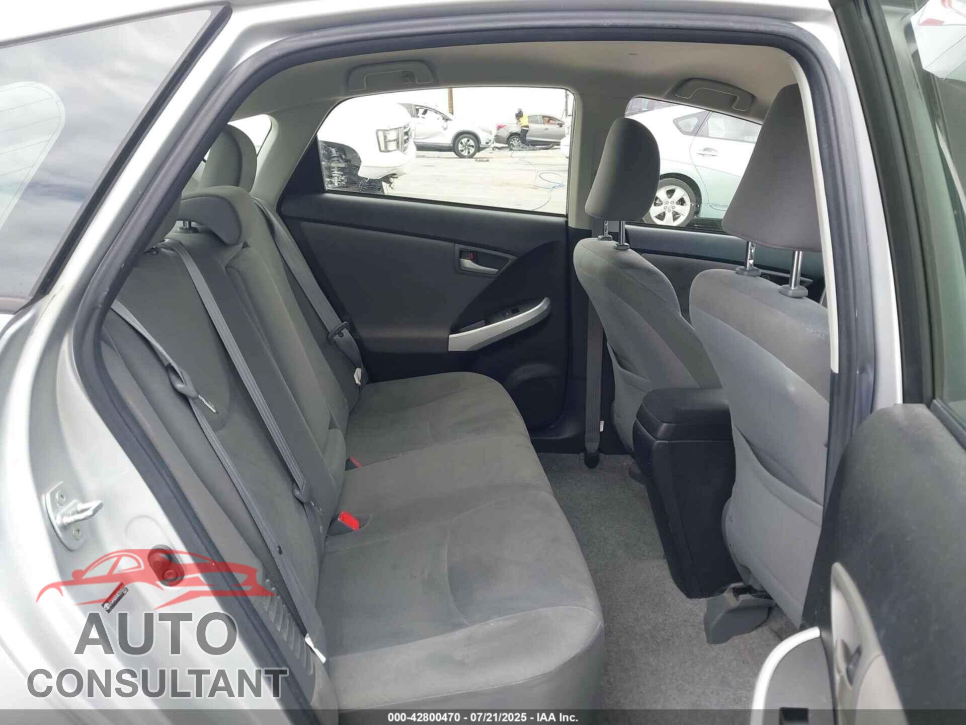 TOYOTA PRIUS 2012 - JTDKN3DU8C5510774